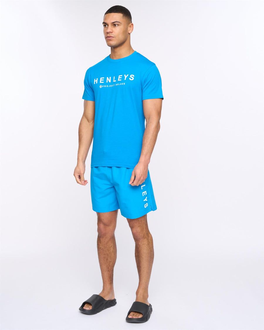 Mens Henybold Swim Shorts Blue