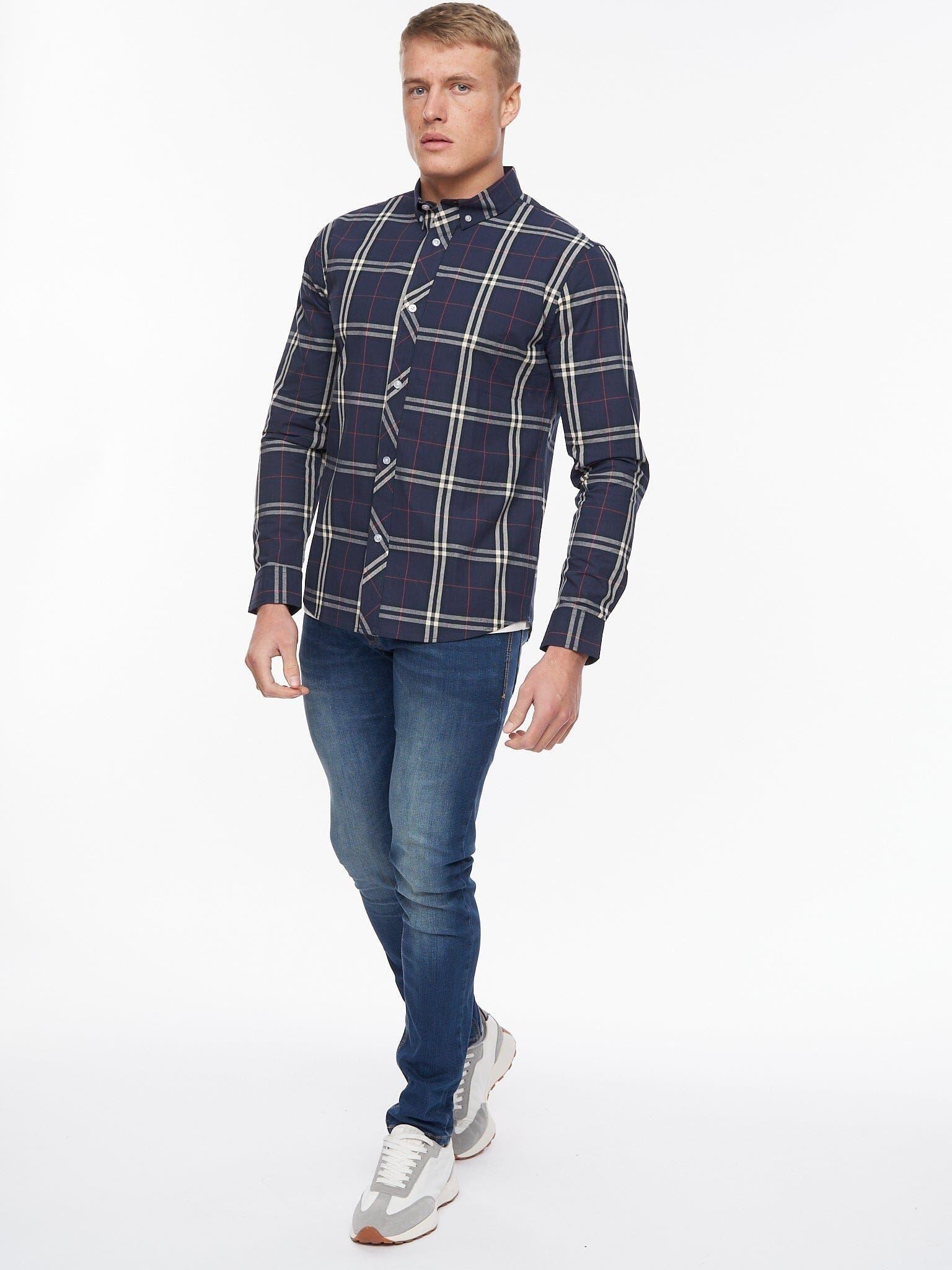 Buford Shirt Navy Check