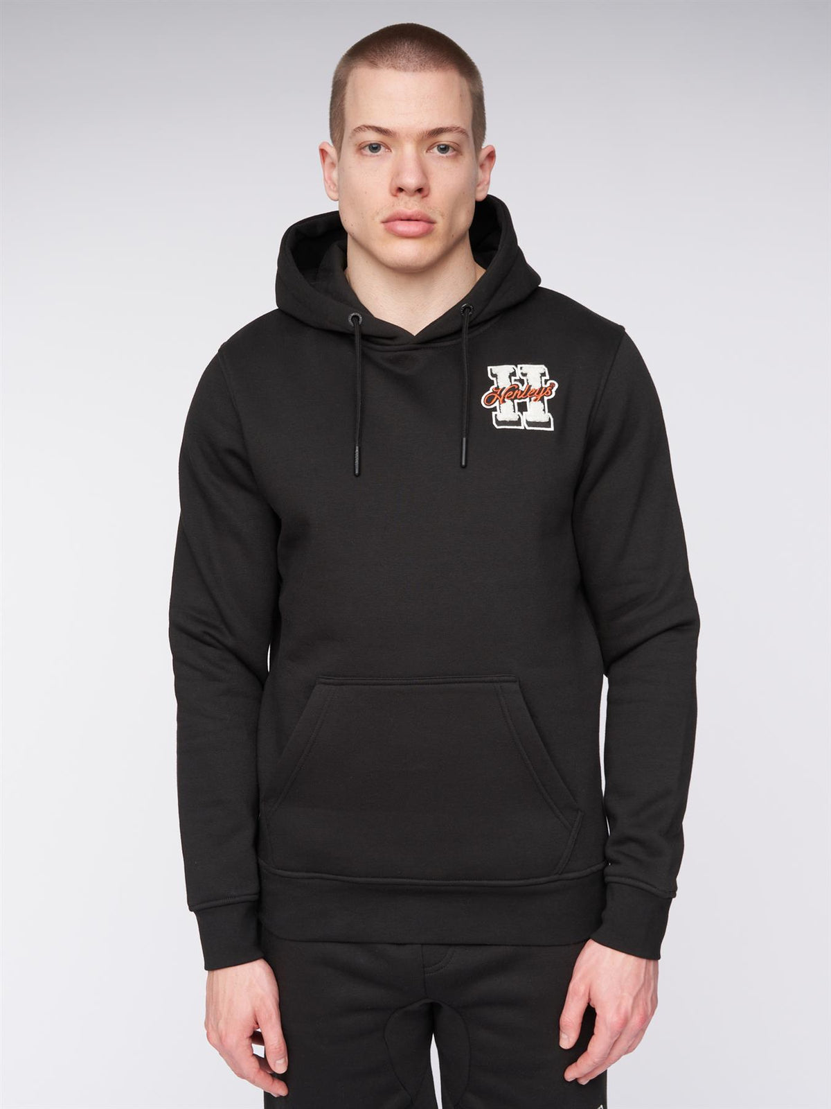 Mens Aitchen Hoodie Black