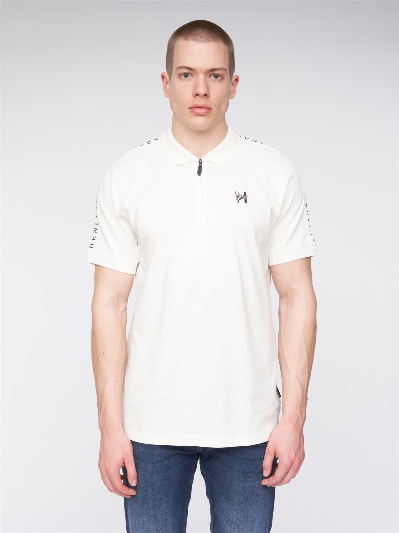 Mens Tapehen Polo White