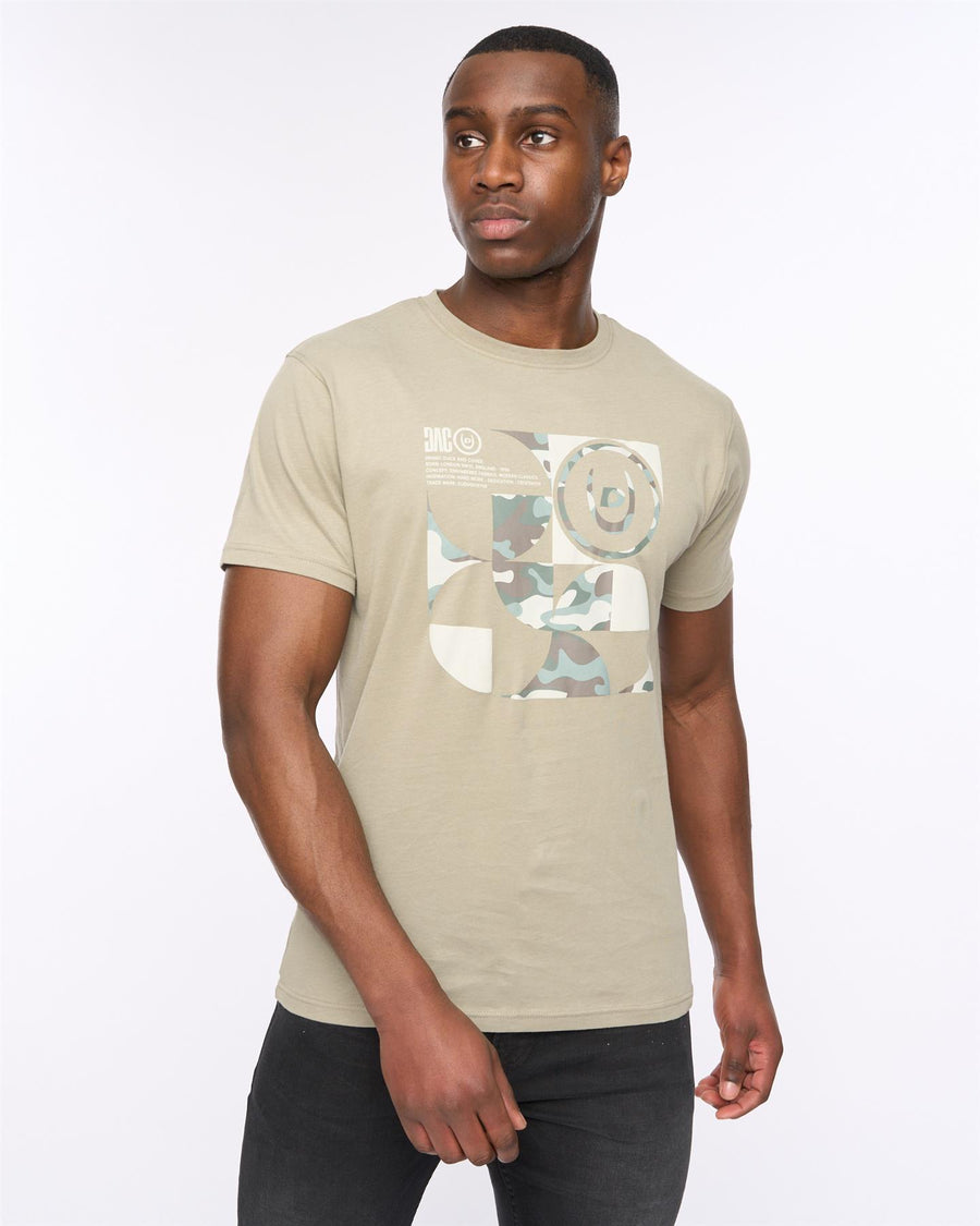 Mens Camshapes T-Shirt Sage
