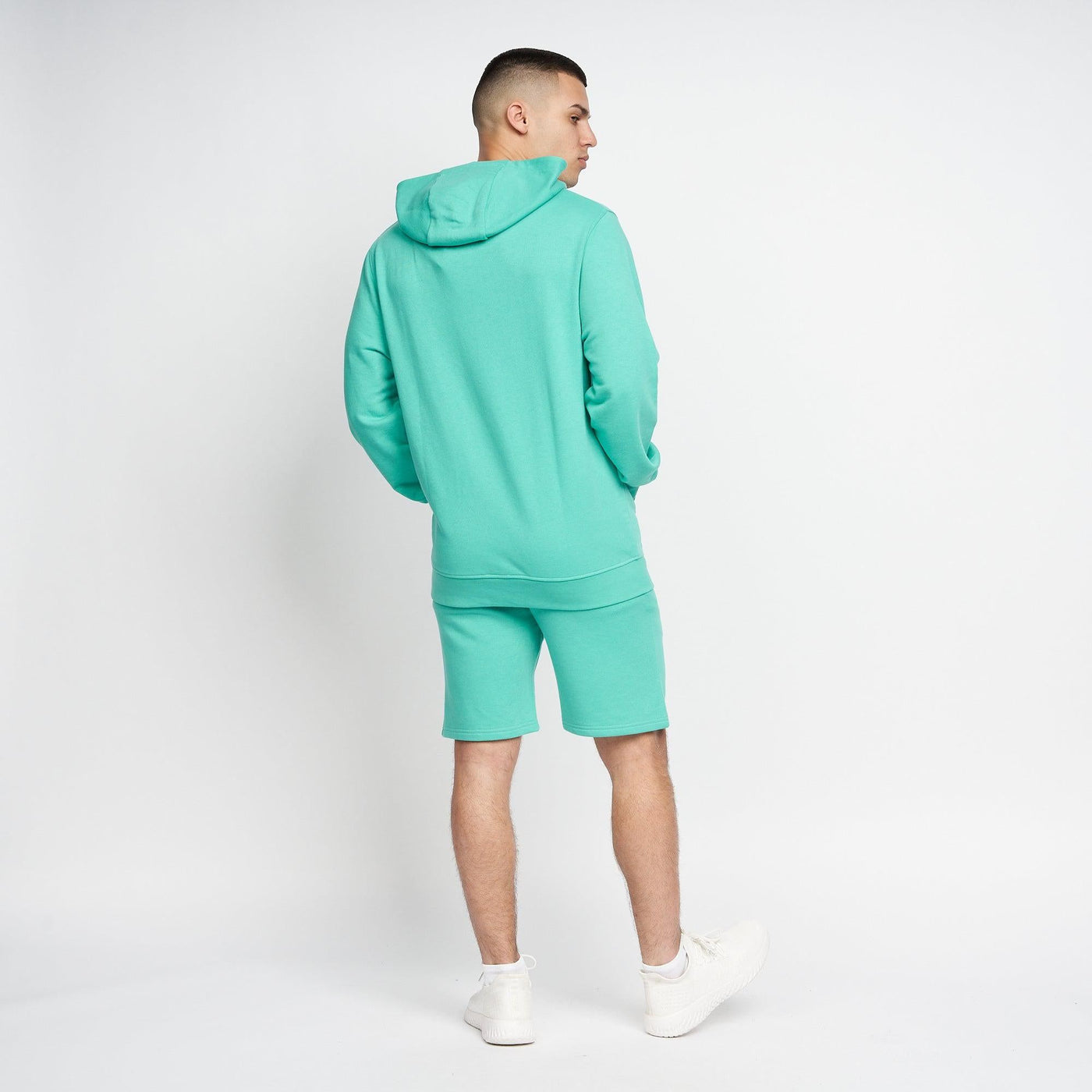 Crosshatch Mens Emmson Hoodie Aqua
