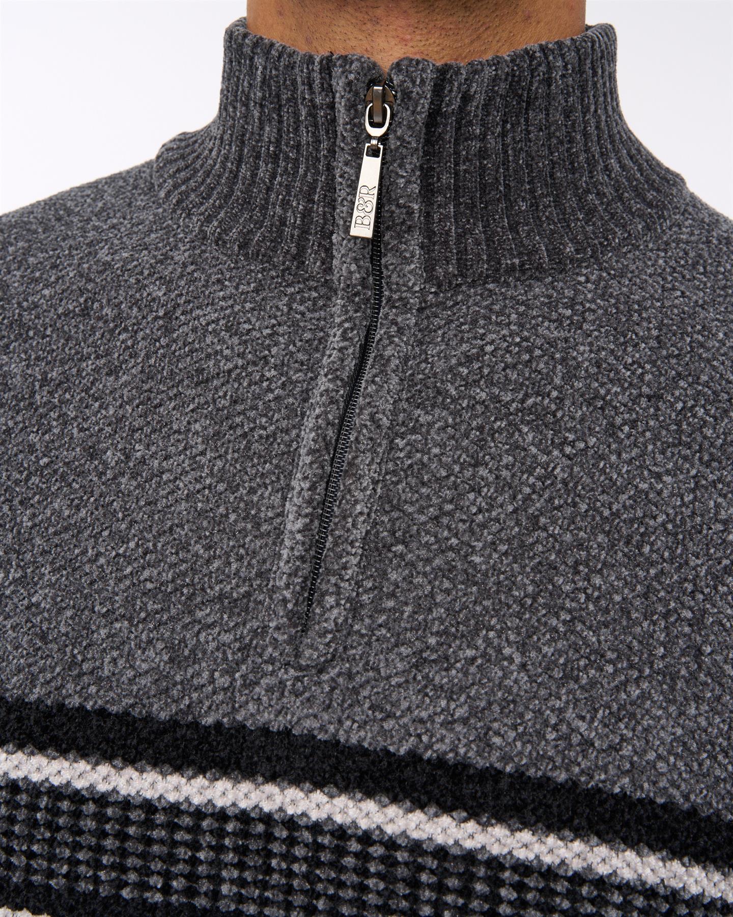 Feldstan 1/4 Zip Jumper Black