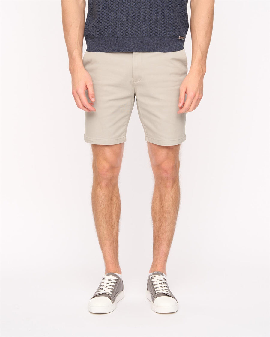 Mens Everett Chino Shorts Light Grey