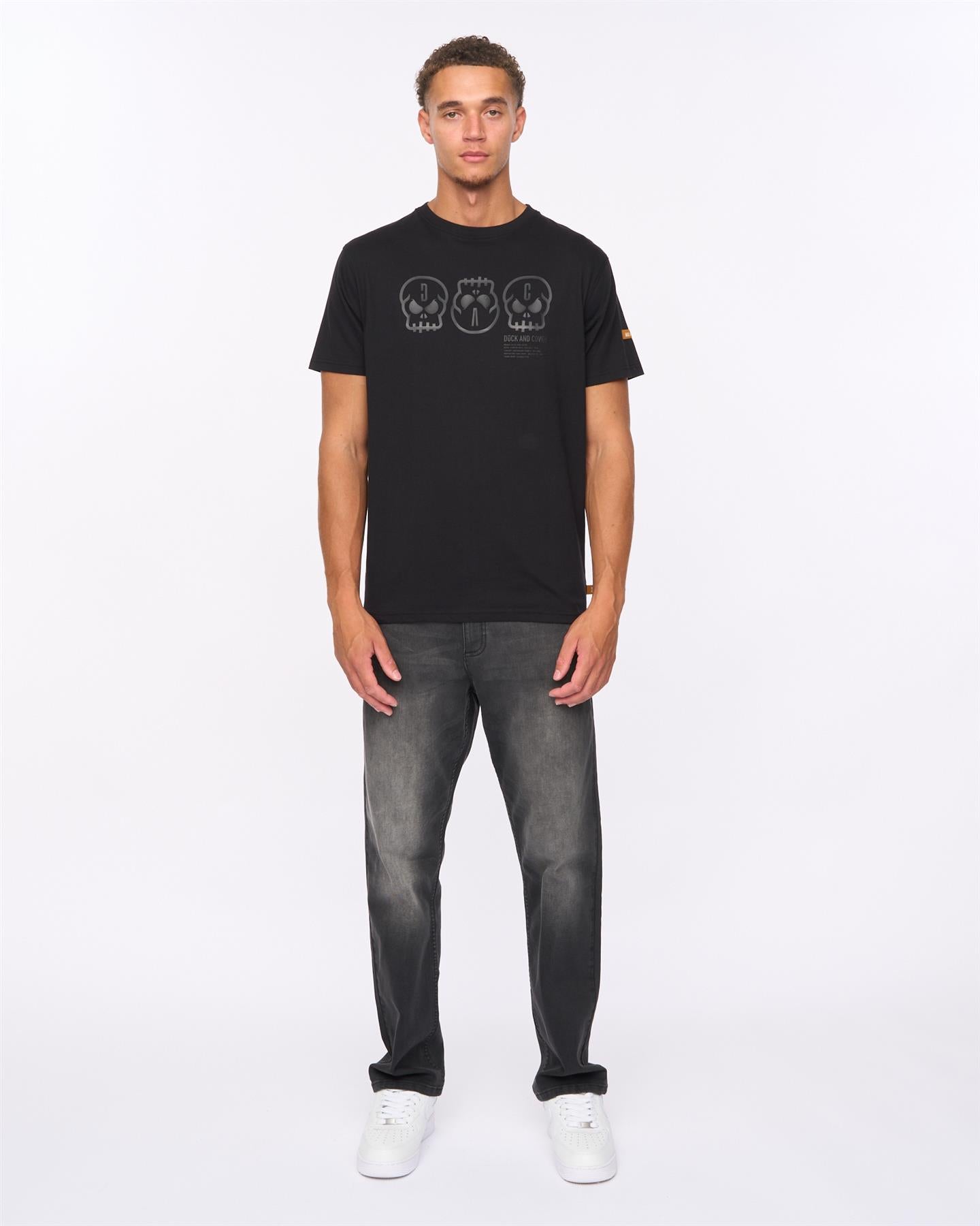 Mens Deltamans T-Shirt Black