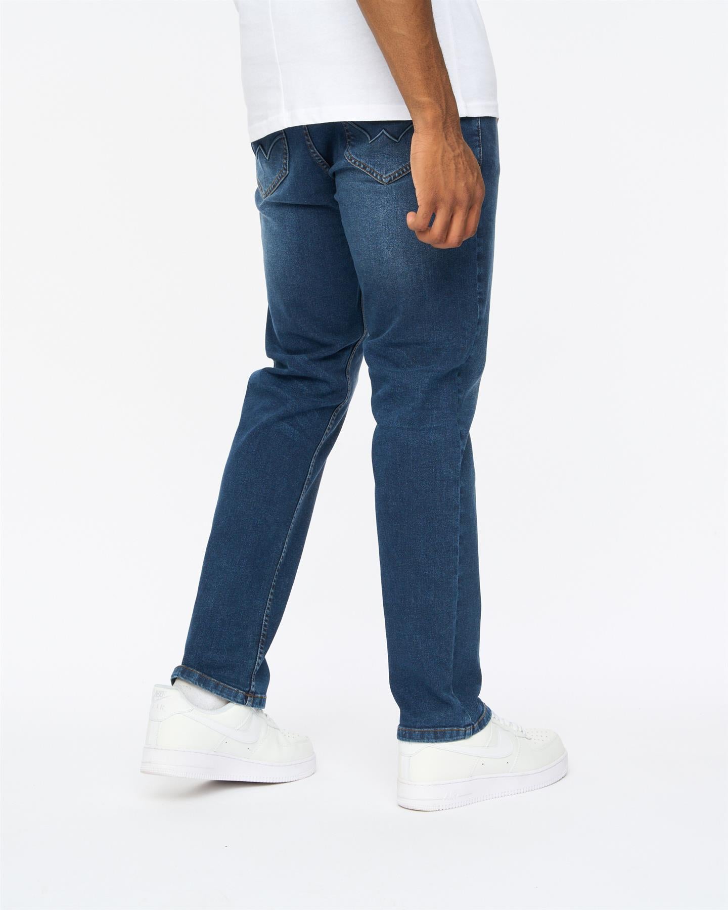 Mens Janstar Straight Leg Jeans Dark Wash