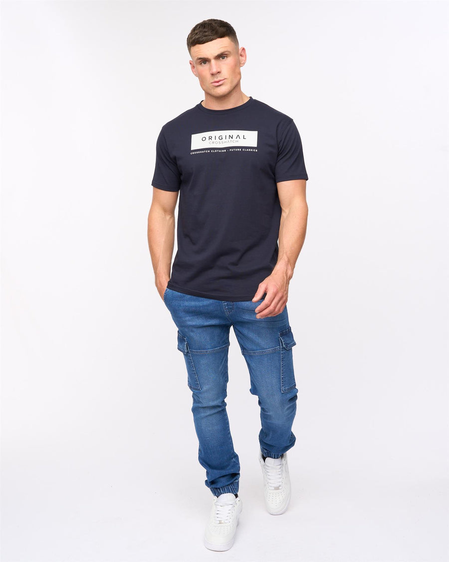 Malimore Cargo Cuff Jeans Stone Wash