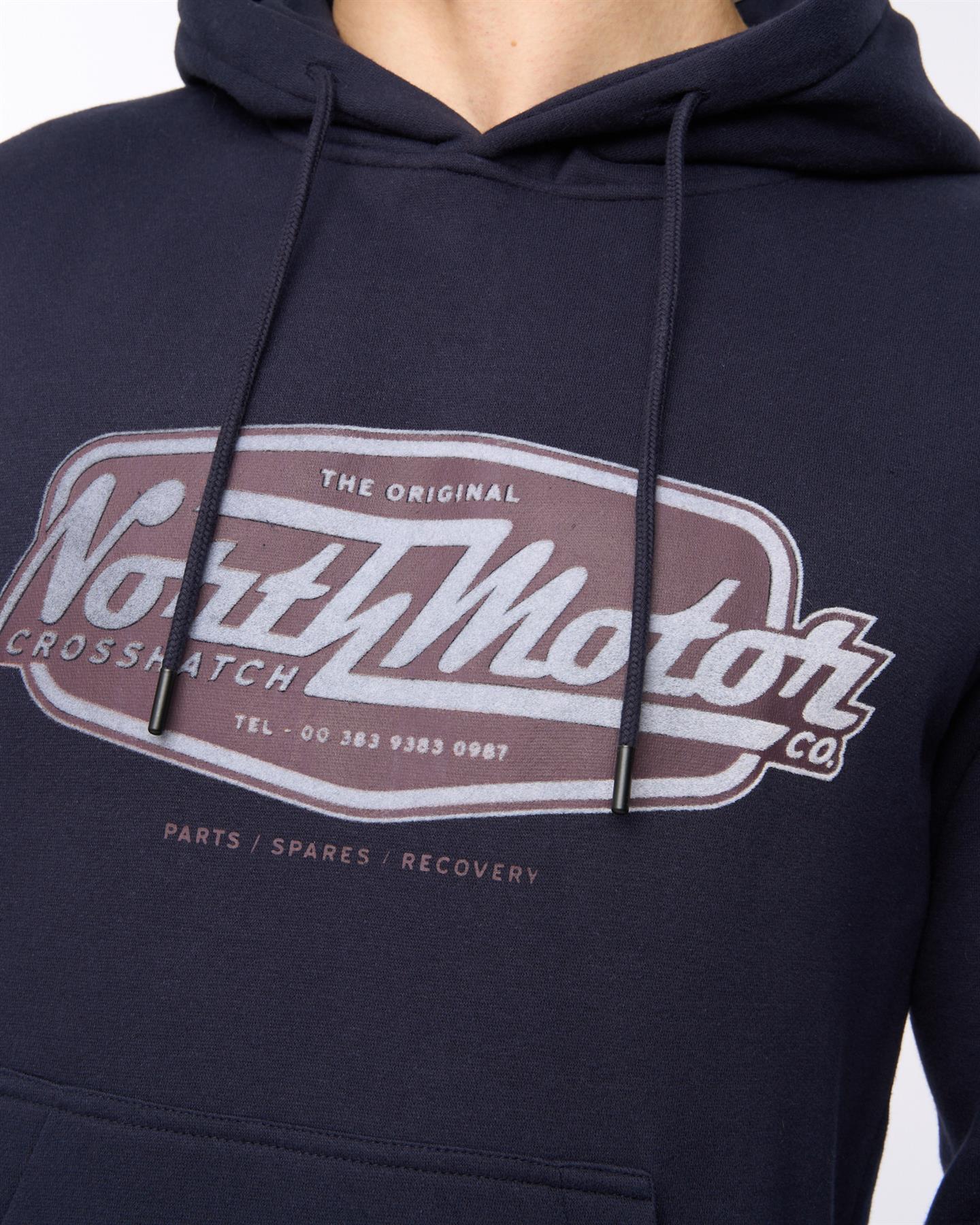 Mens Hellmere Hoodie Navy