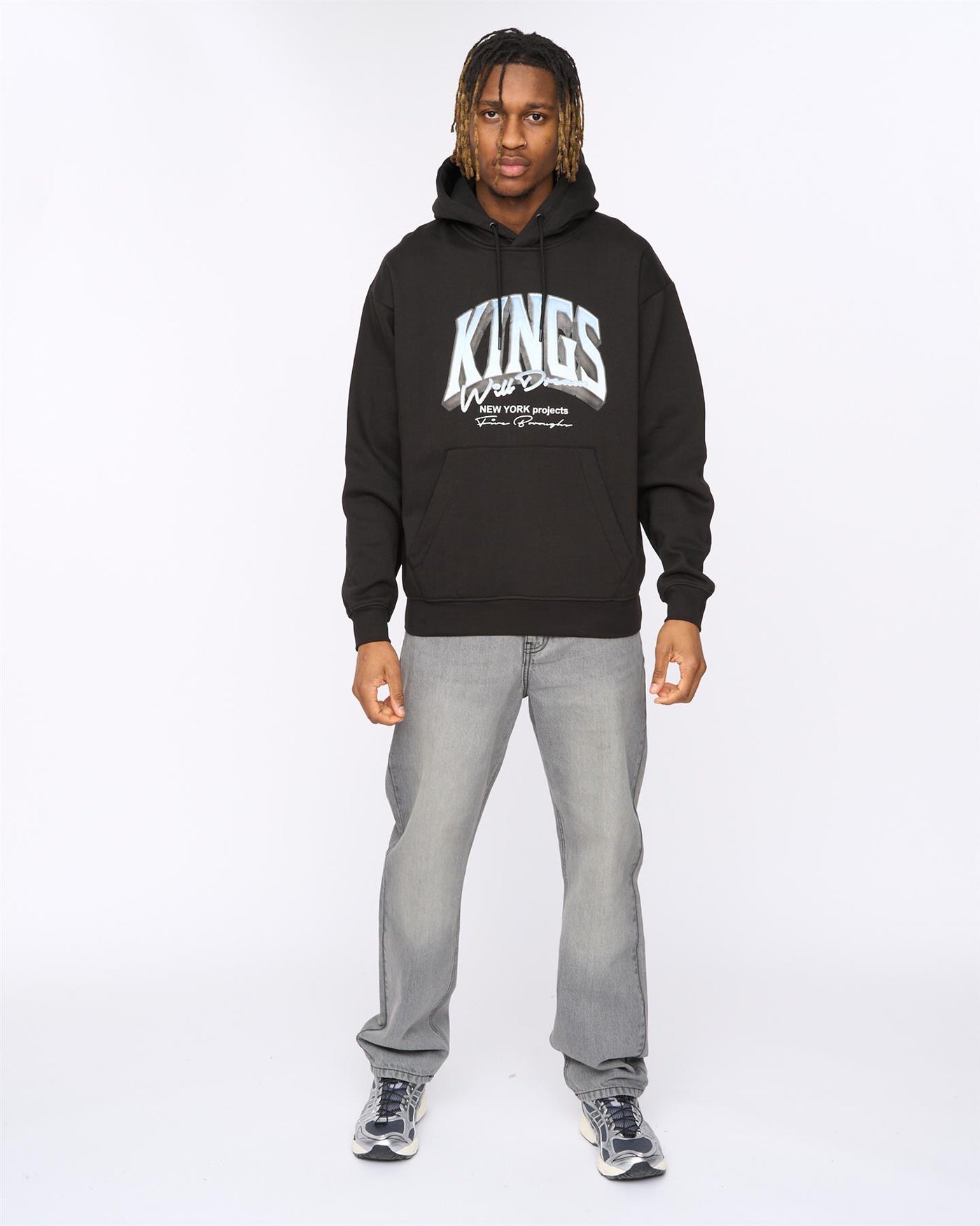 Mens Kingteam Hoodie Black