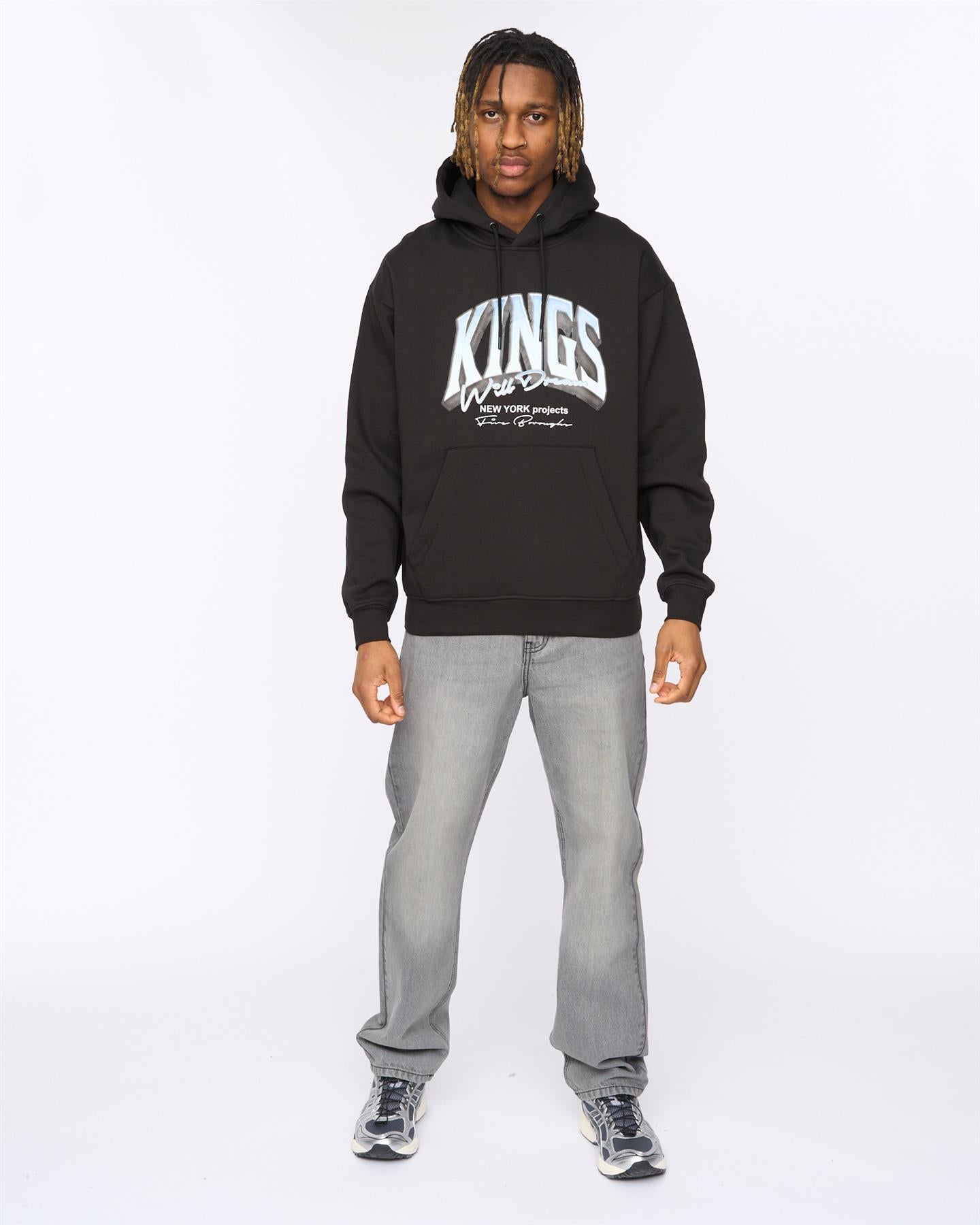 Mens Kingteam Hoodie Black