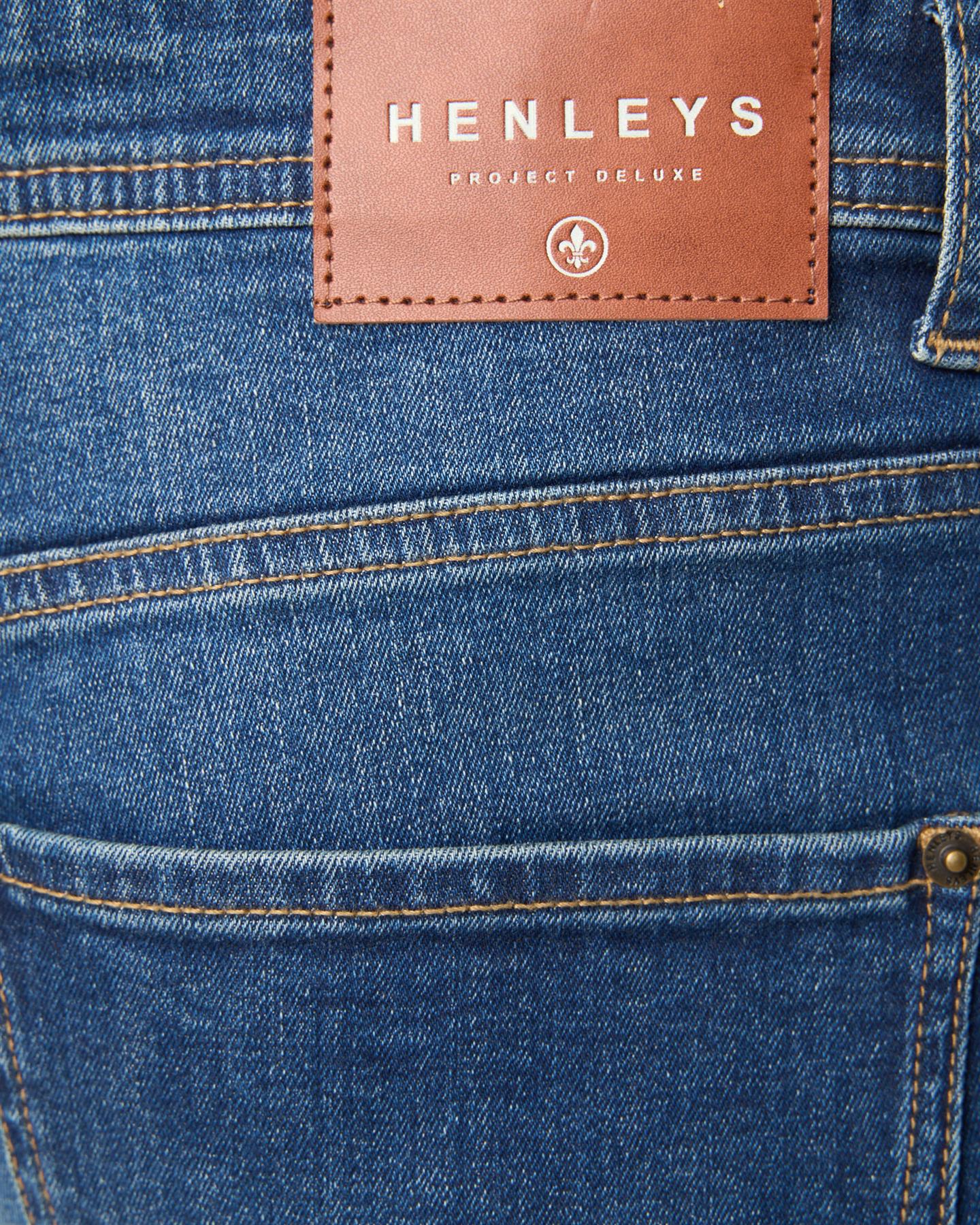 Mens Breeze Straight Fit Jeans Stone Wash
