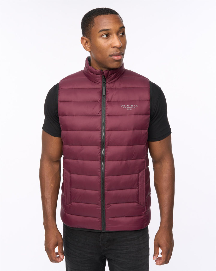 Mens Gattering MVE Gilet Raisin