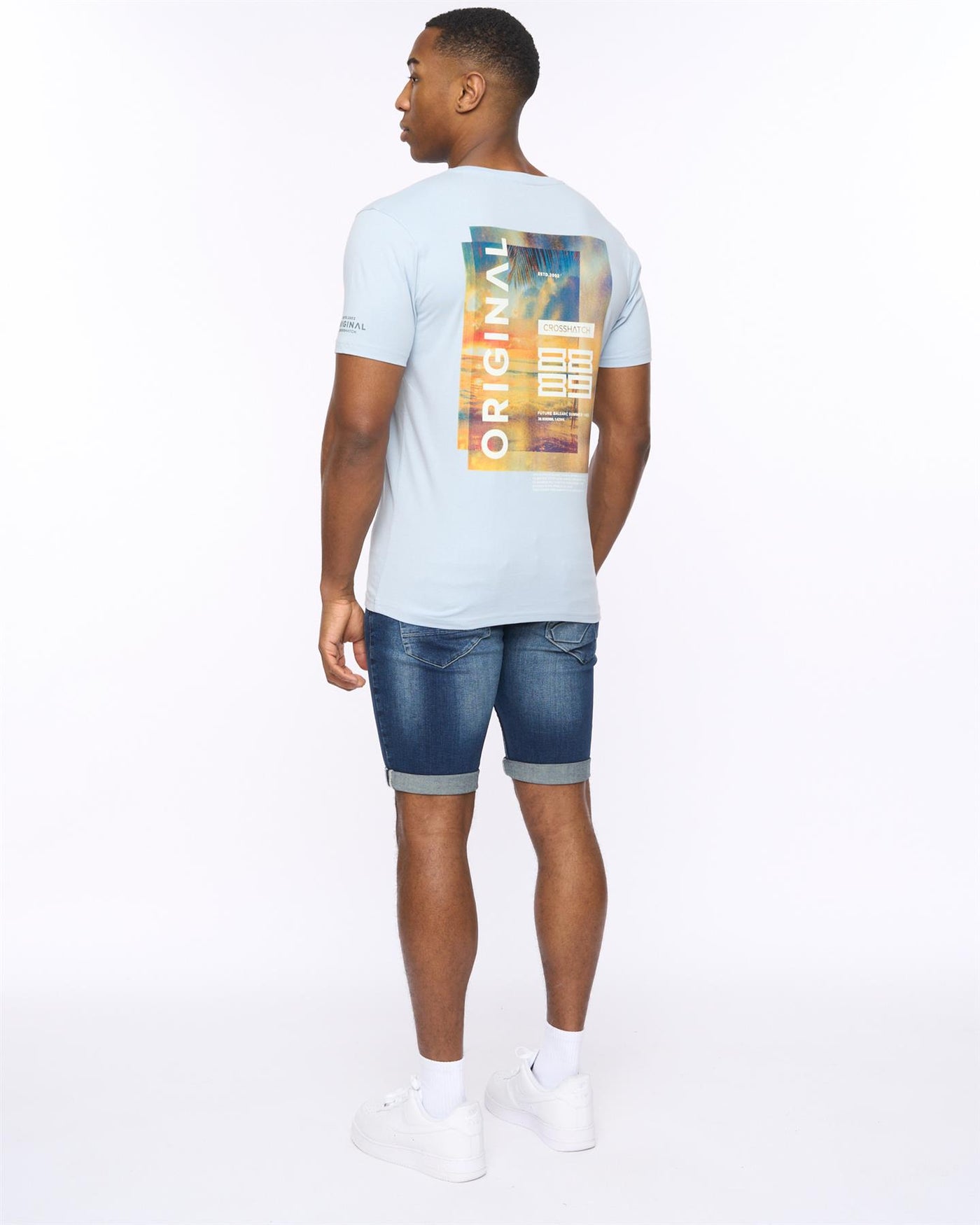 Mens Summevibe T-Shirt Sky Blue