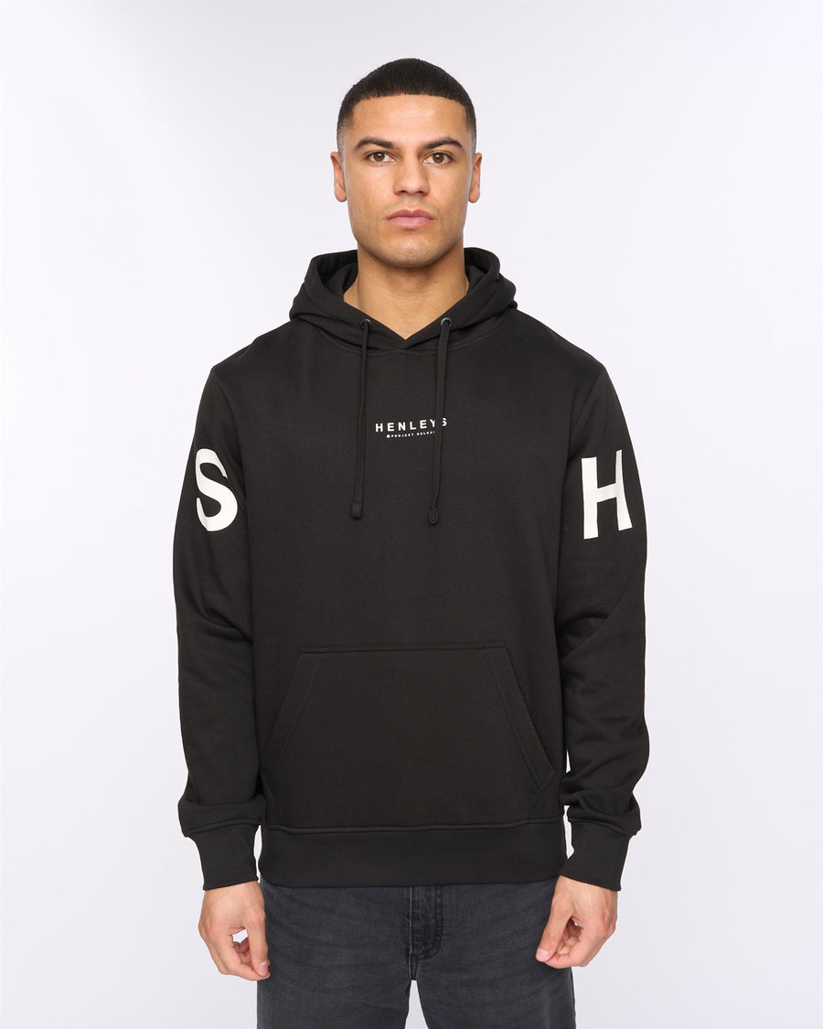 Mens Hensleeve Hoodie Black