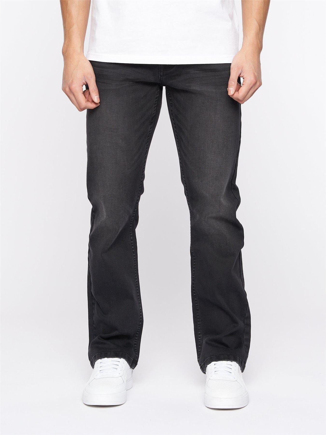 Winsbury Bootcut Jeans Black Wash