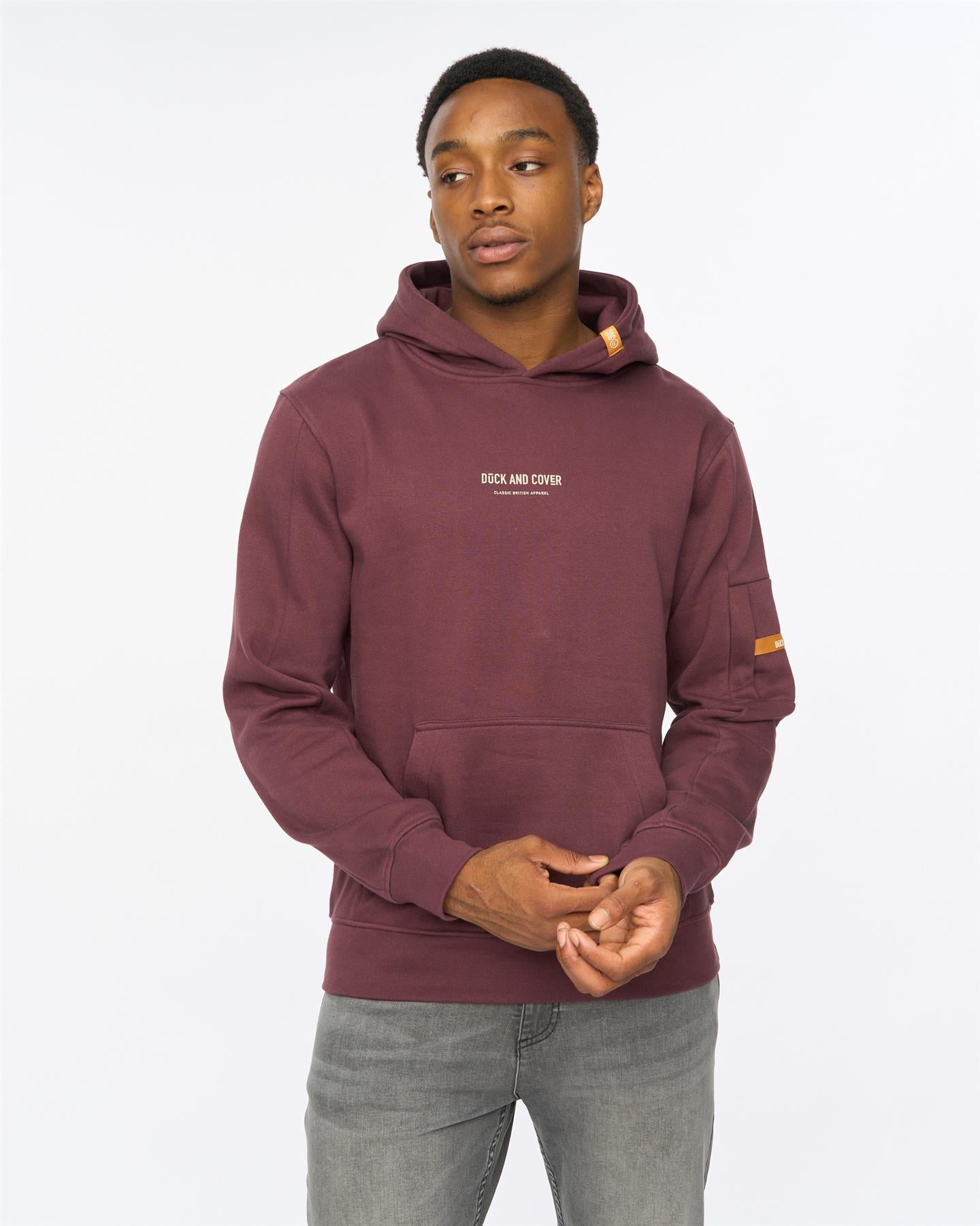 Mens Brammers V2 Hoodie Raisin