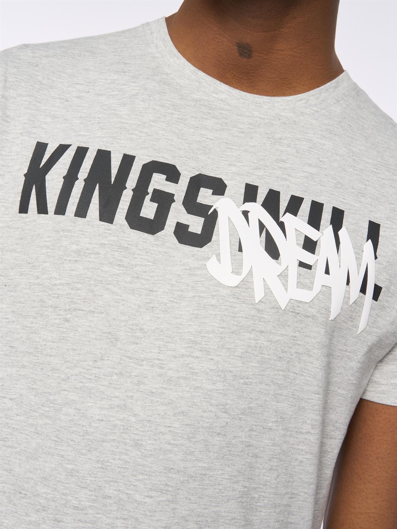 Mens Tagged T-Shirt Grey Marl
