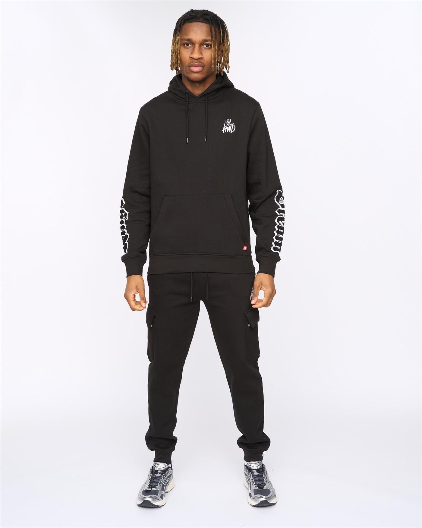 Mens Sleevely Hoodie Black