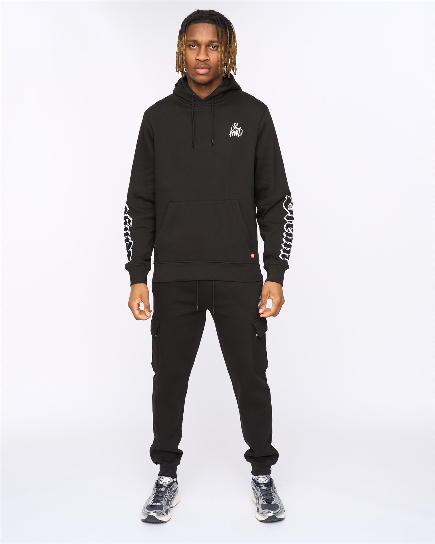 Mens Sleevely Hoodie Black