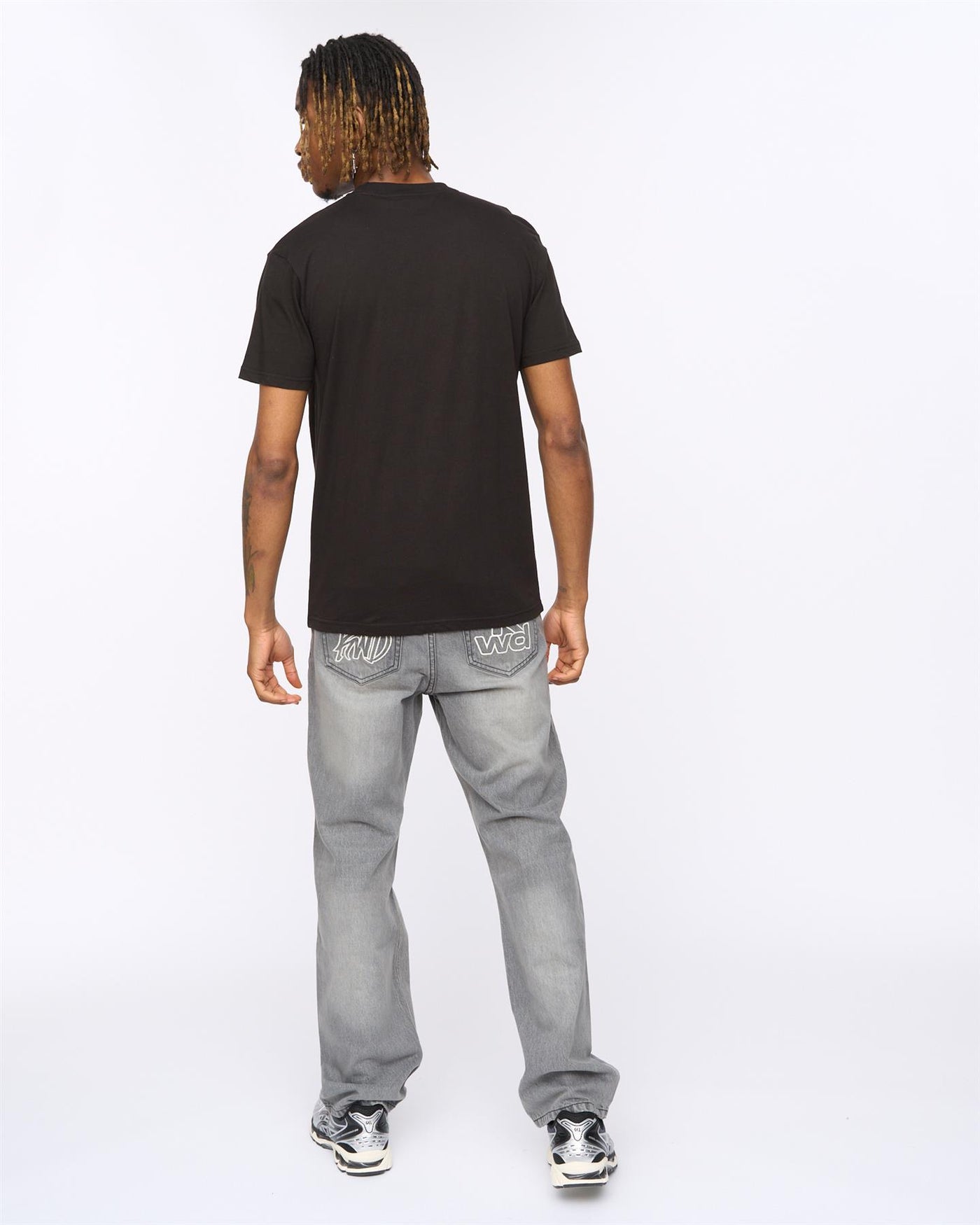 Mens Markered T-Shirt Black