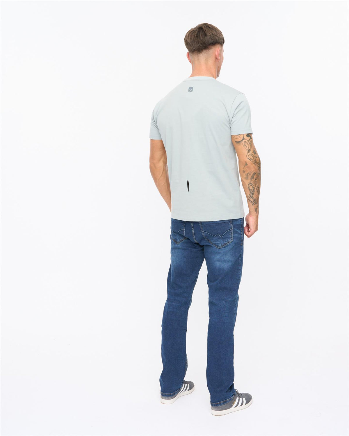 Mens Polymoore Heavy T-Shirt Steel Blue