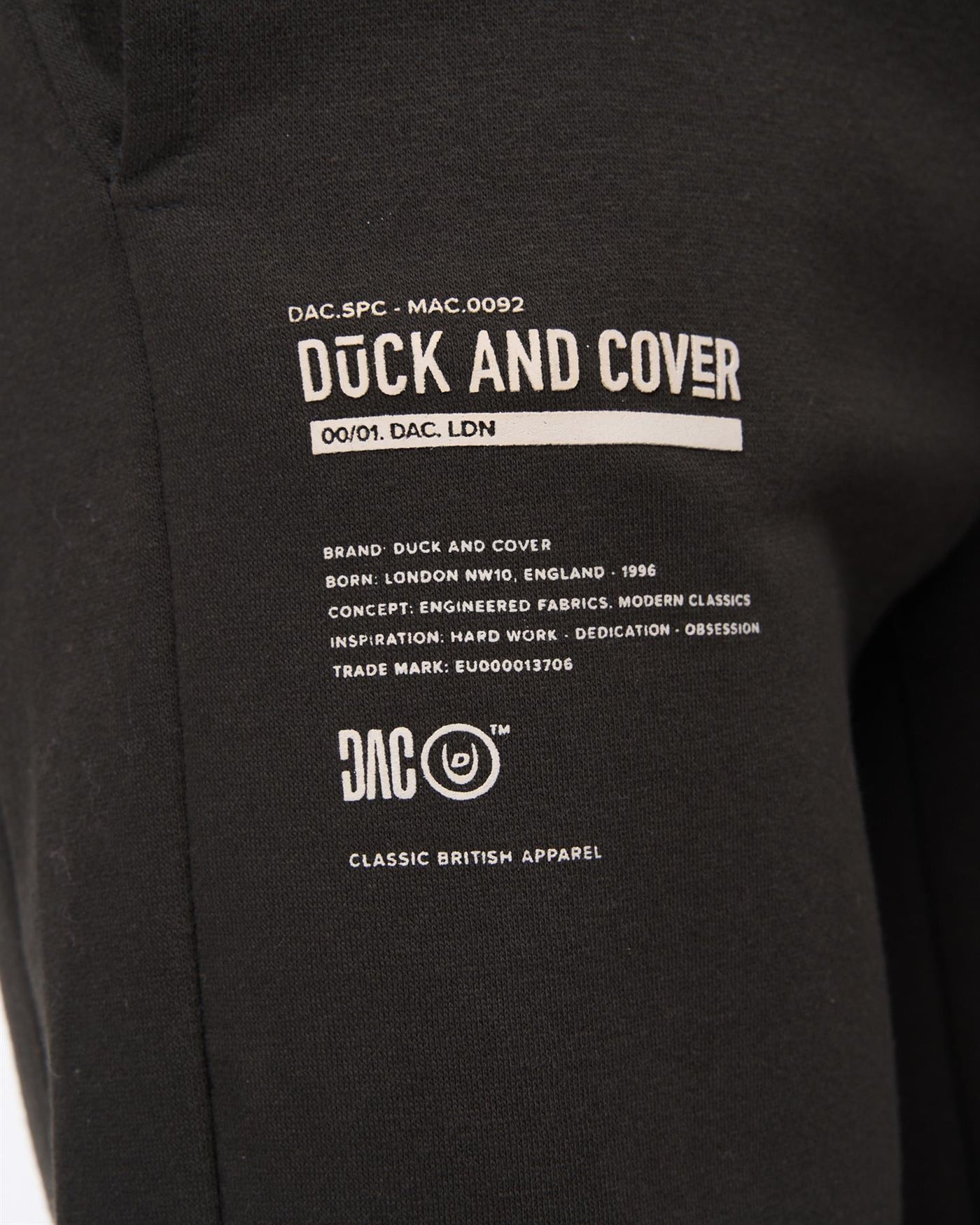 Mens Applewood Crew & Joggers Set Black