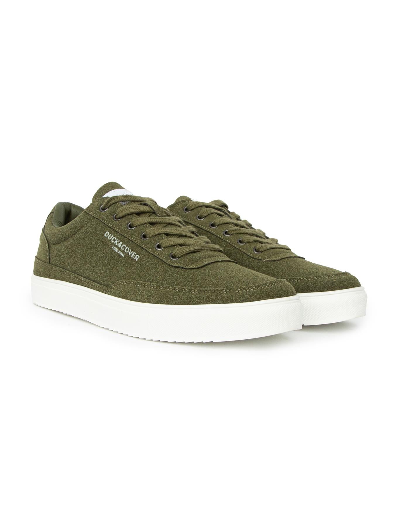 Mens Simbine Trainers Khaki