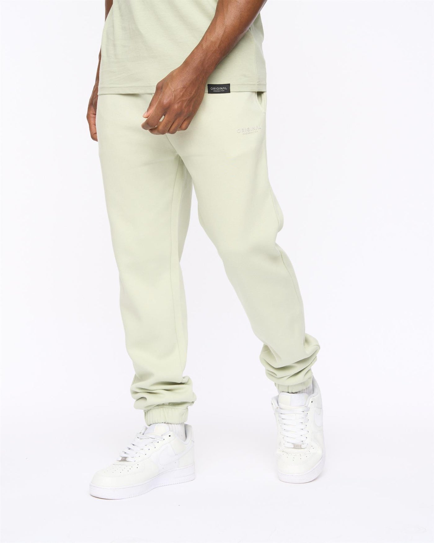 Mens Preece Joggers Light Olive