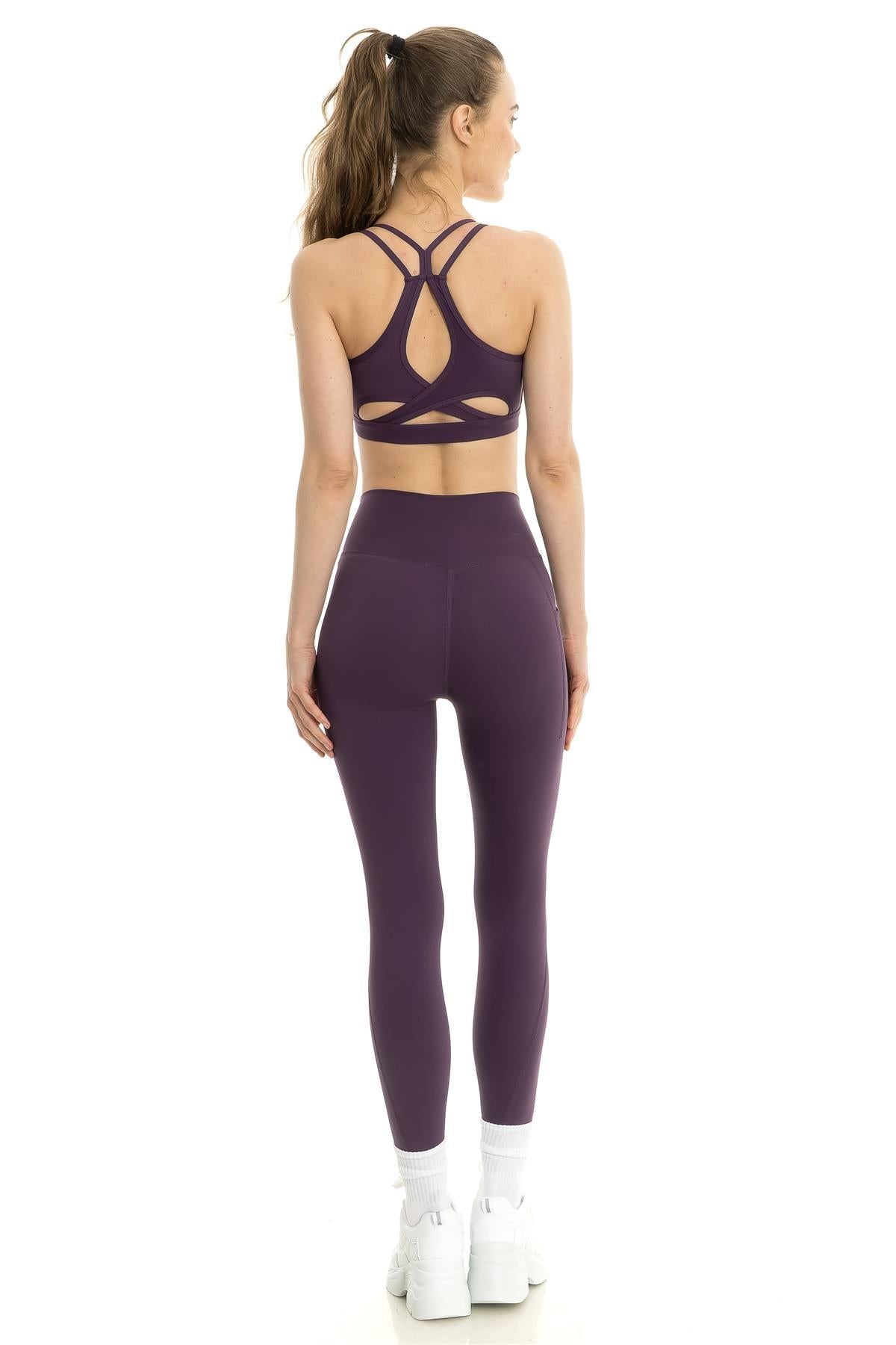 Womens Amaya Sports Bra Plum