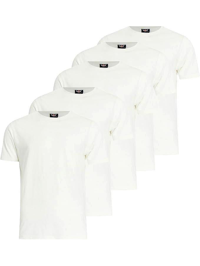 Men's Dovar T-Shirt 5pk White
