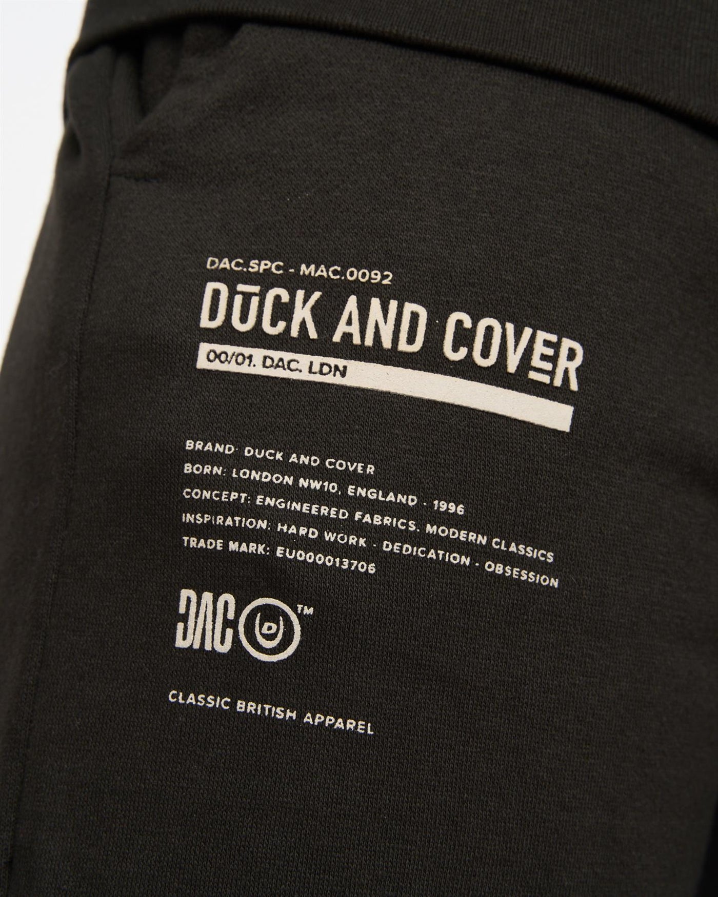 Mens Applewood Crew & Joggers Set Black