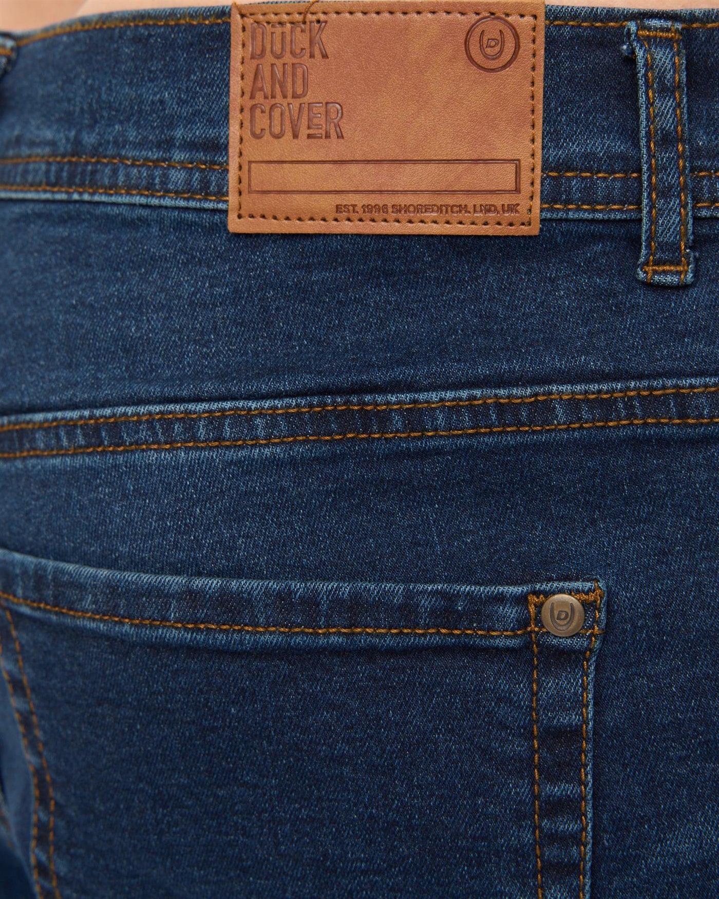 Mens Kelvyn Relaxed Fit Jeans Dark Wash