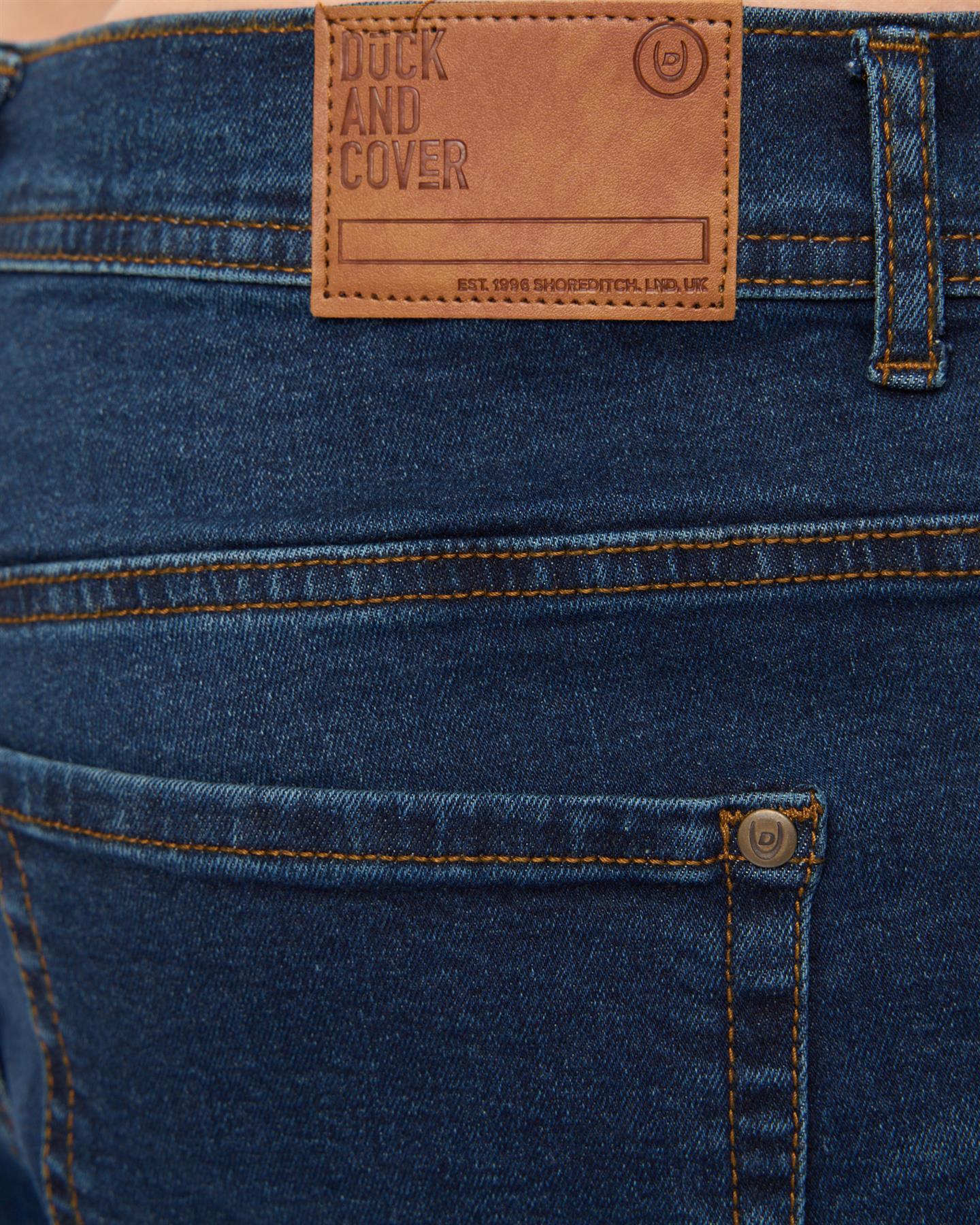 Mens Kelvyn Relaxed Fit Jeans Dark Wash