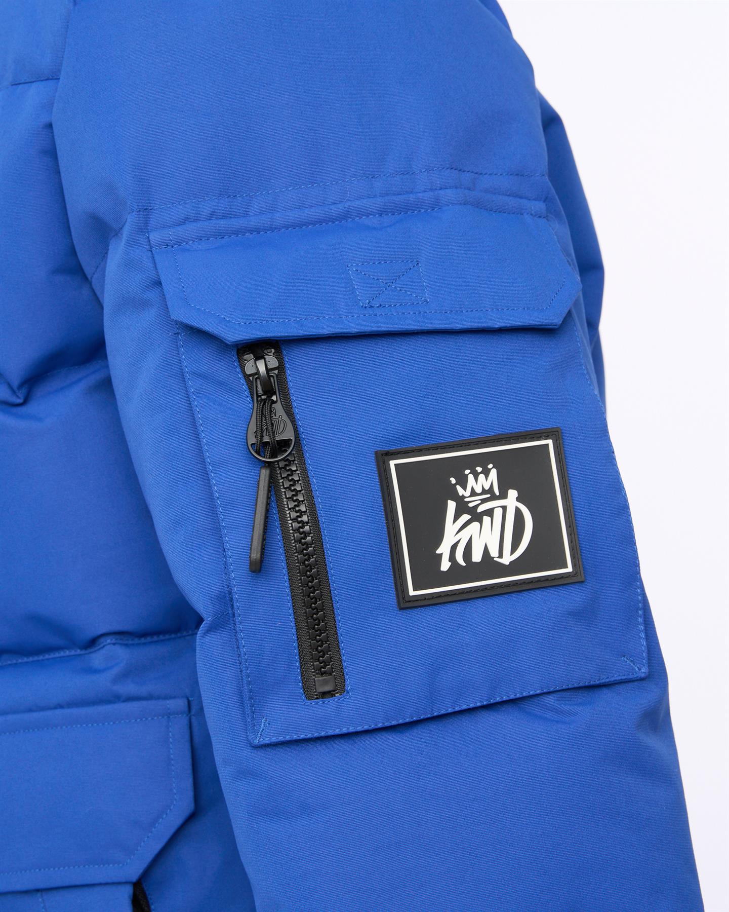 Mens Wakaday Bomber Jacket Blue