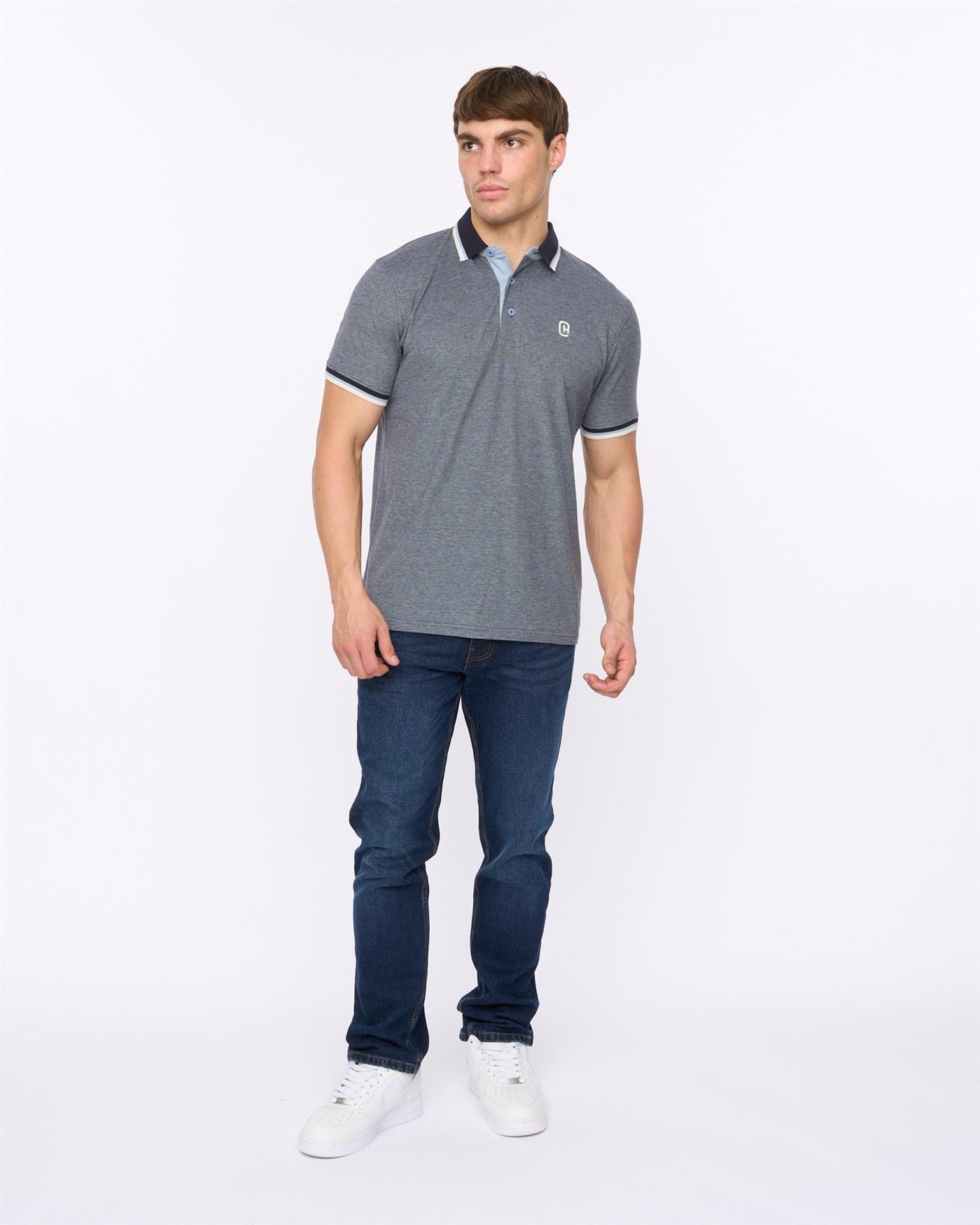 Mens Mettormoore Polo Navy