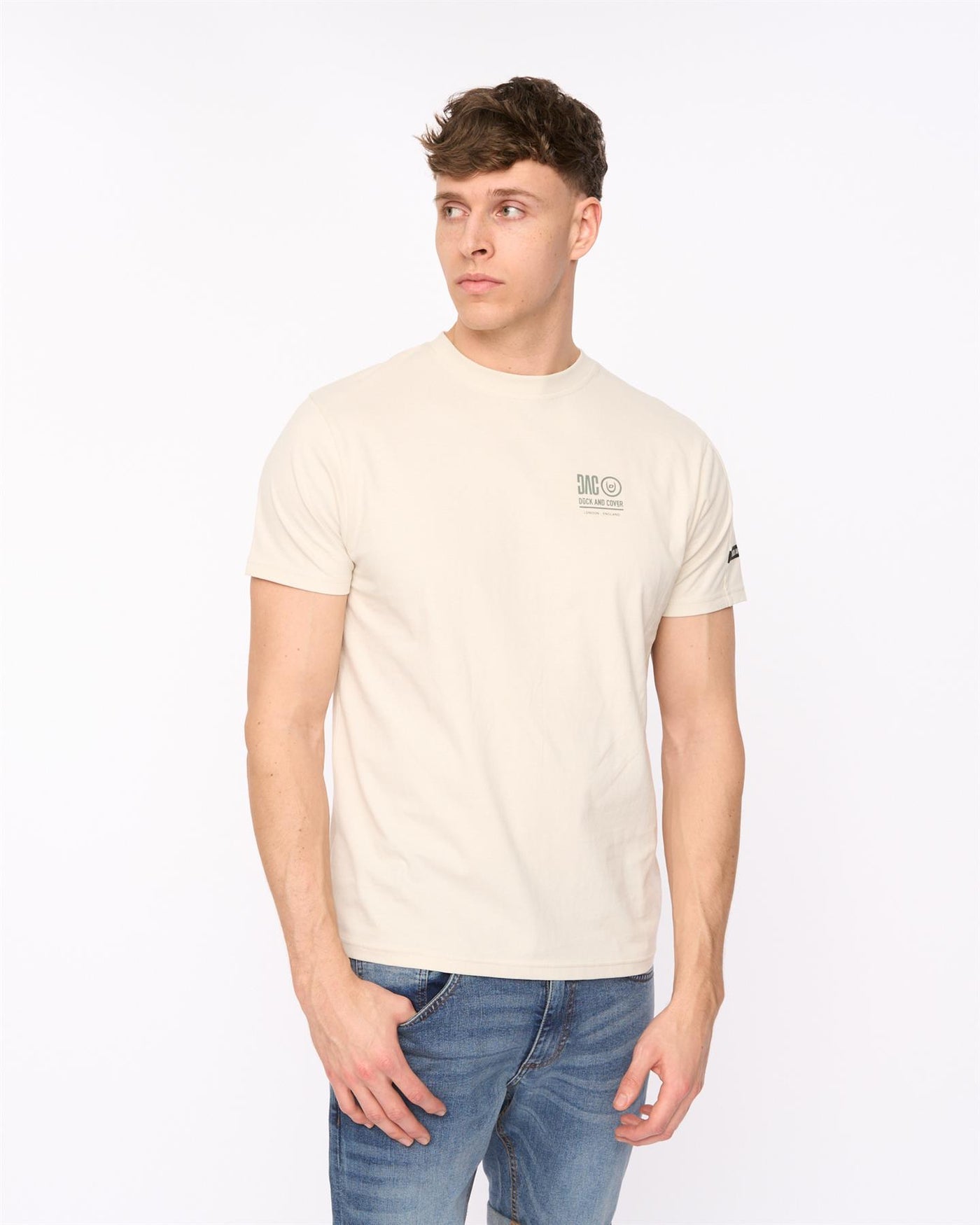 Mens Lynnfold T-Shirt Light Stone