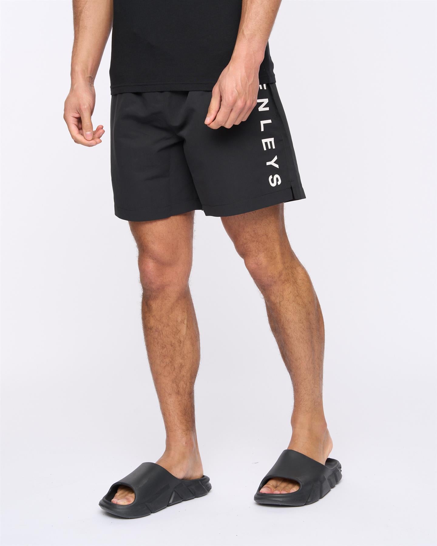 Mens Henybold Swim Shorts Black