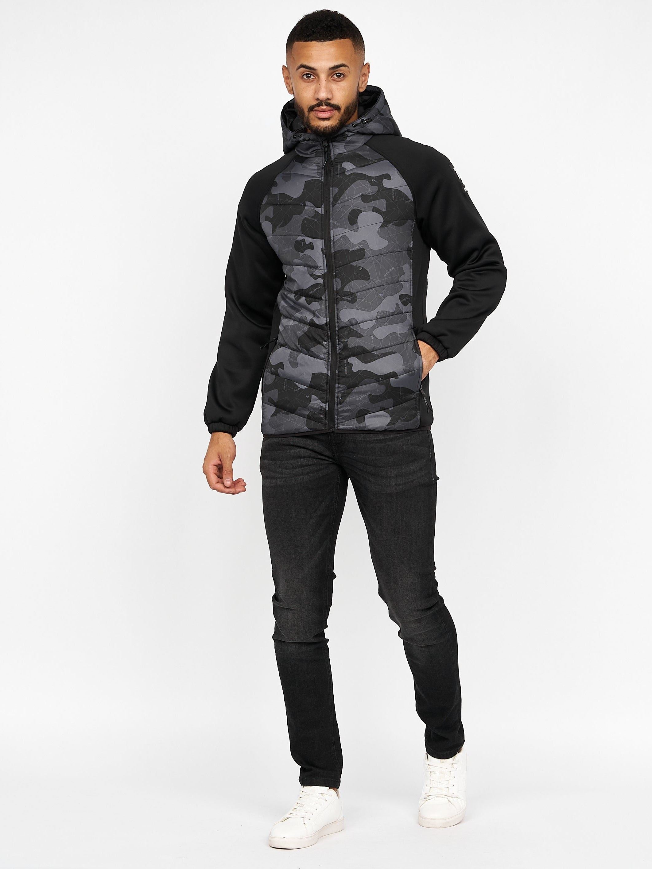 Mens Jamilar Jacket Dark Camo