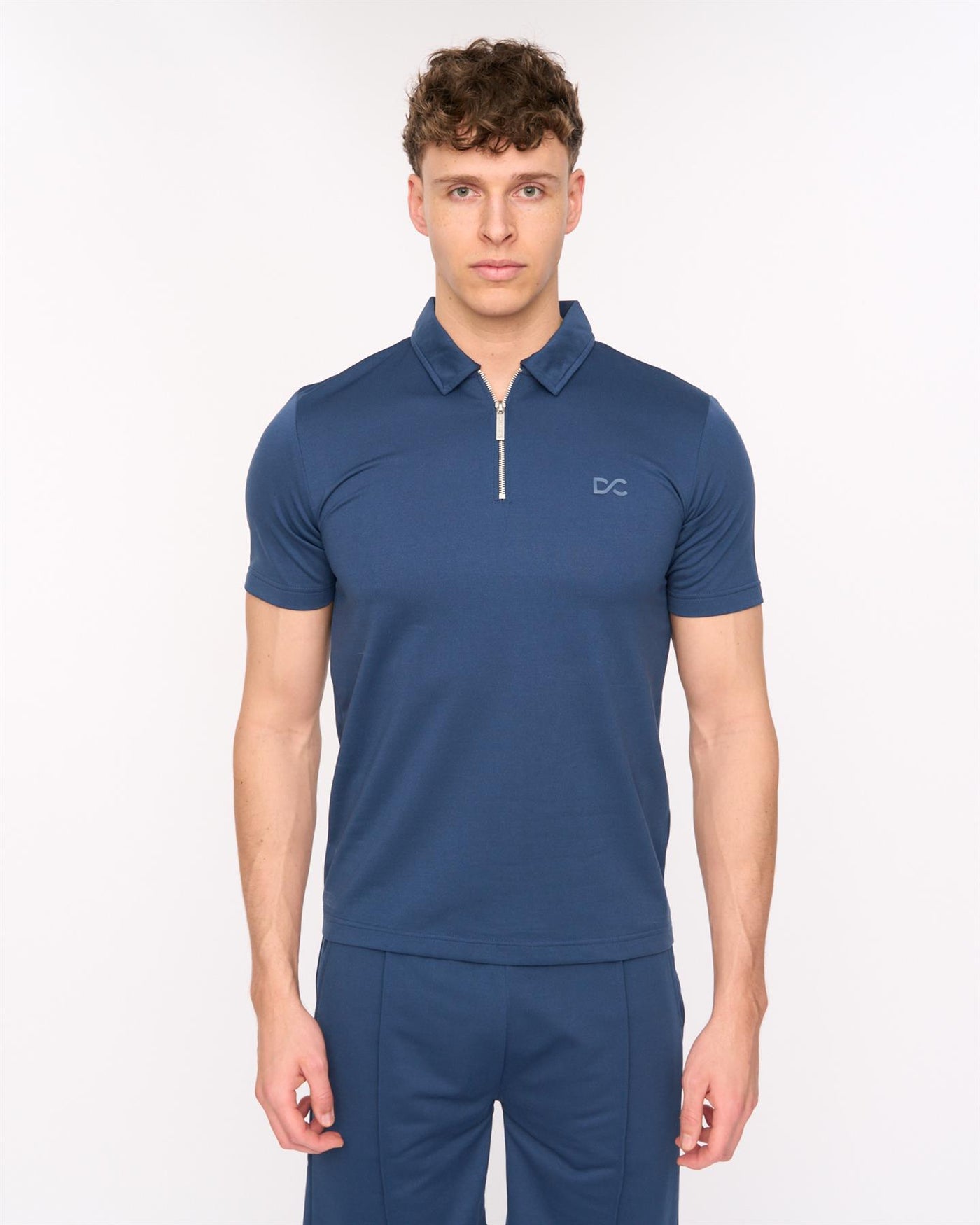Mens Medford Polo & Shorts Set Navy