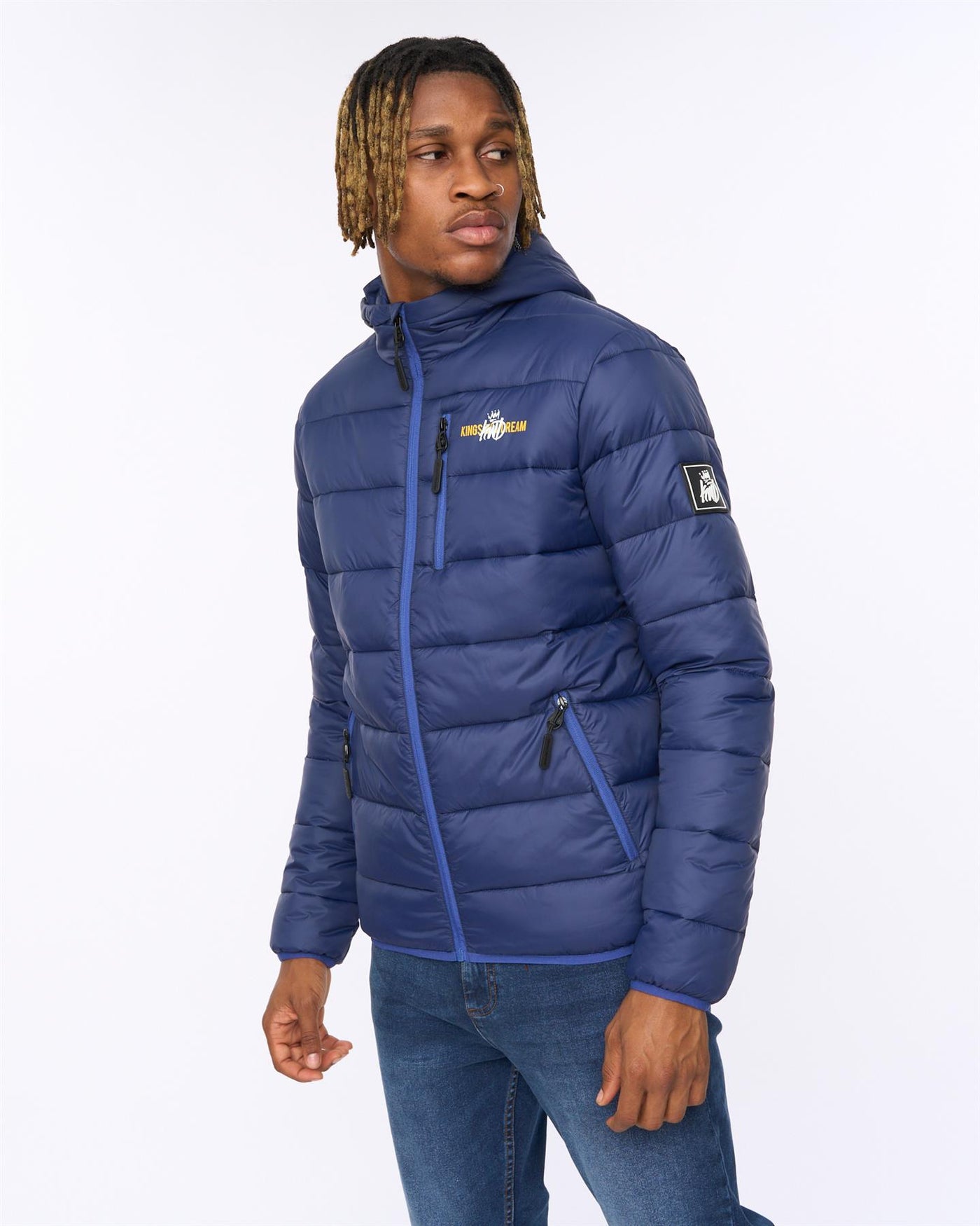 Mens Barcana Puffer Jacket Navy