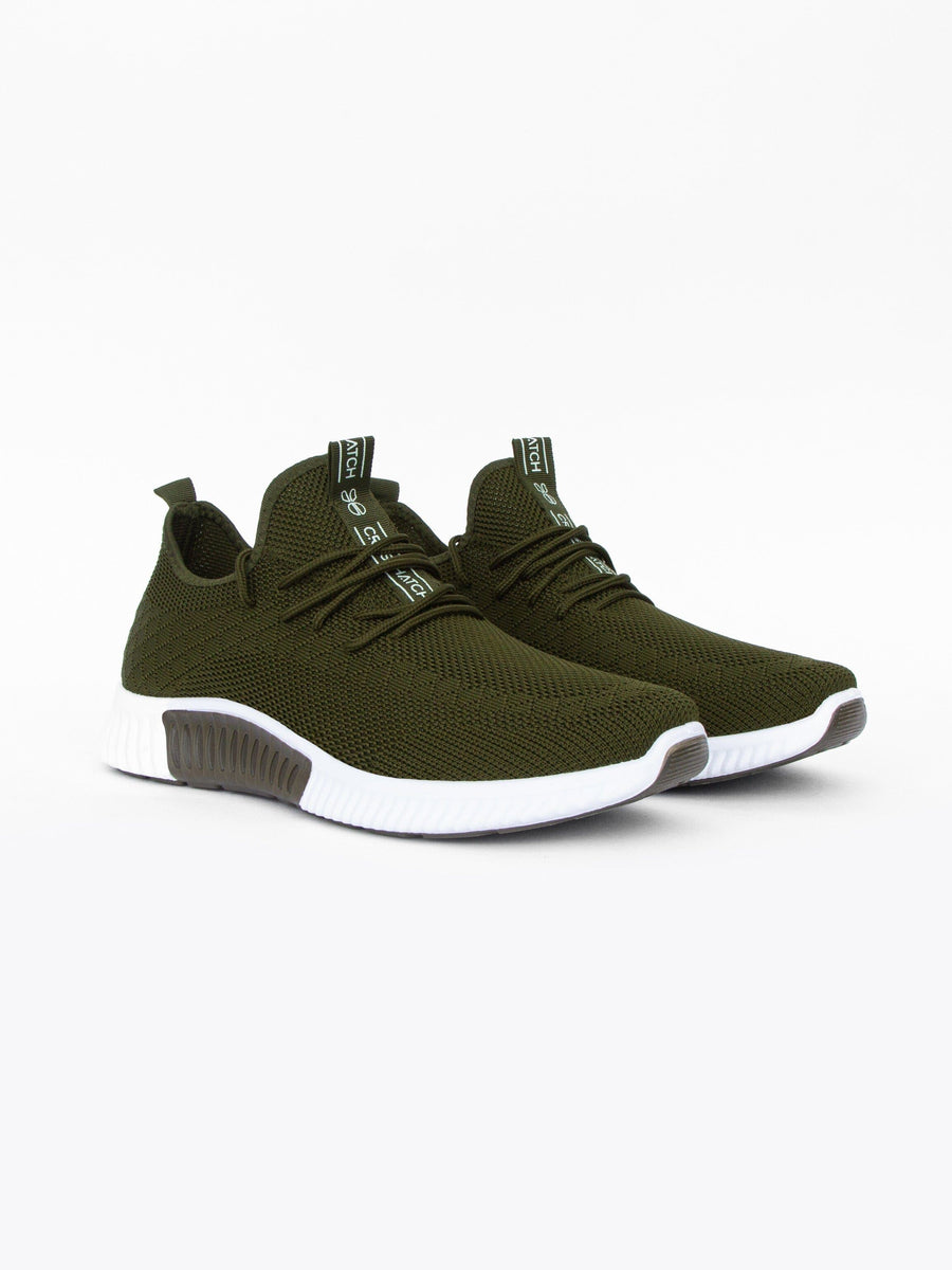 Mens Rideout Trainers Olive