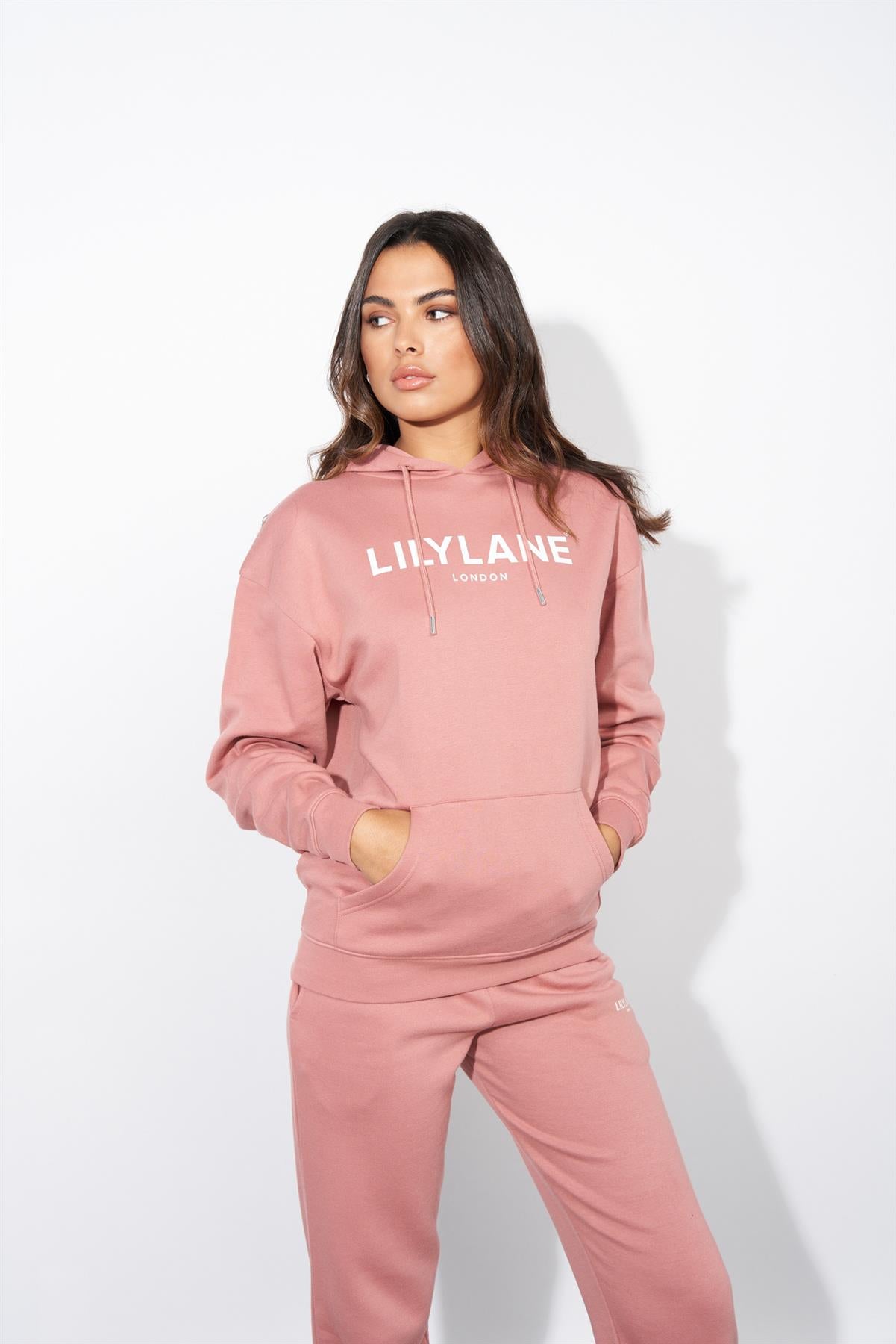 Ladies Lily Lane Ximena Hoodie Pink