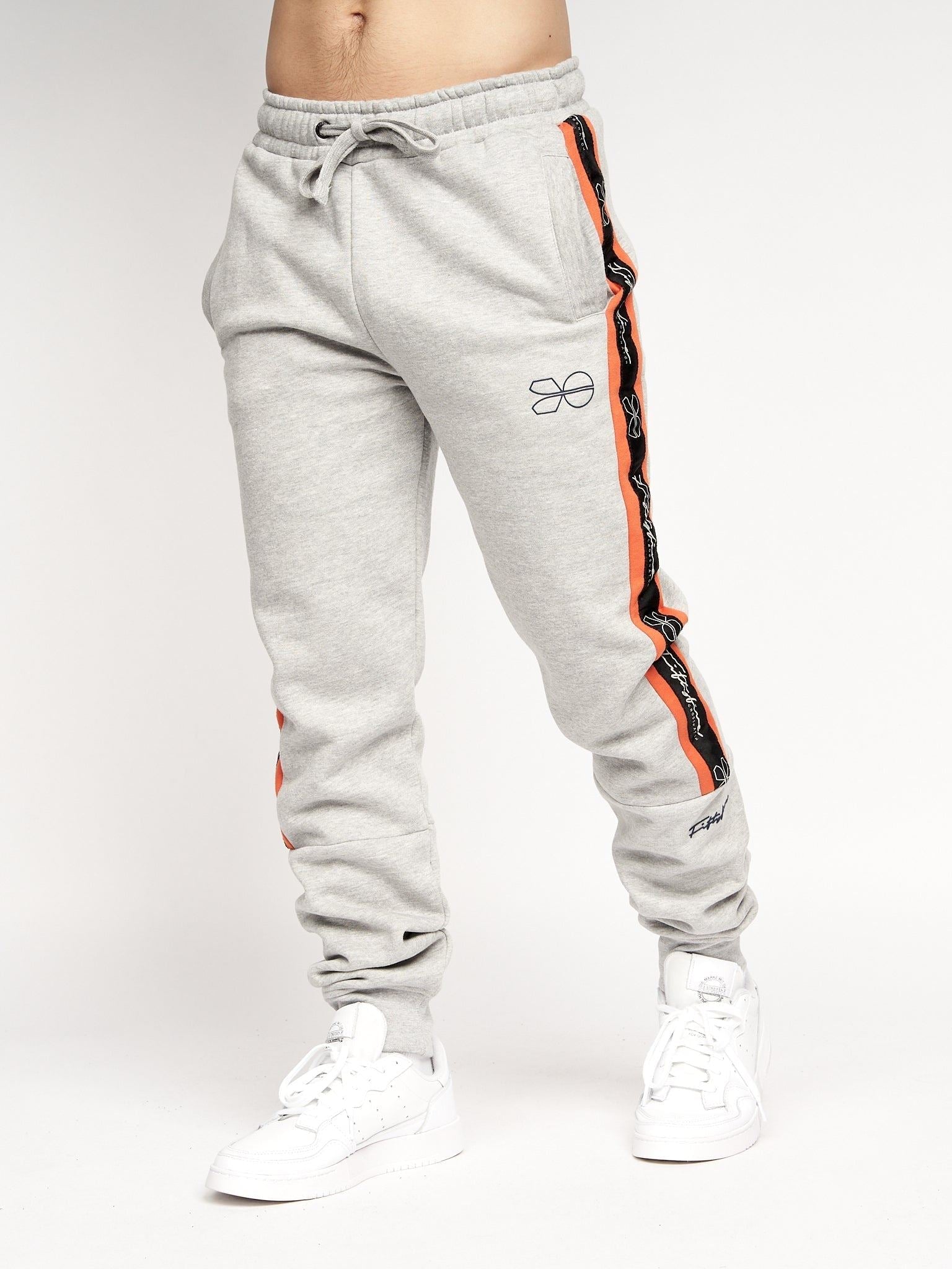 Mens Stoneage Joggers Grey Marl