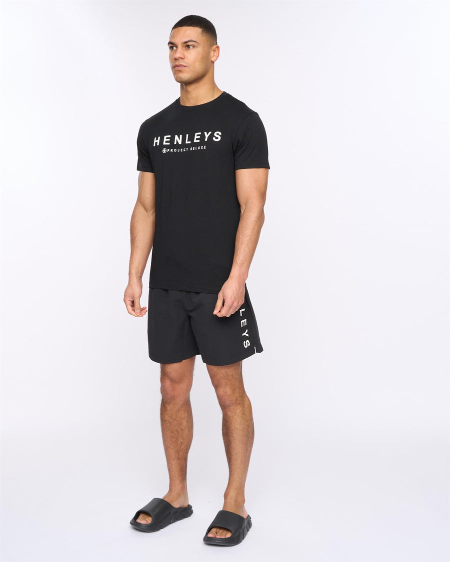 Mens Henybold Swim Shorts Black
