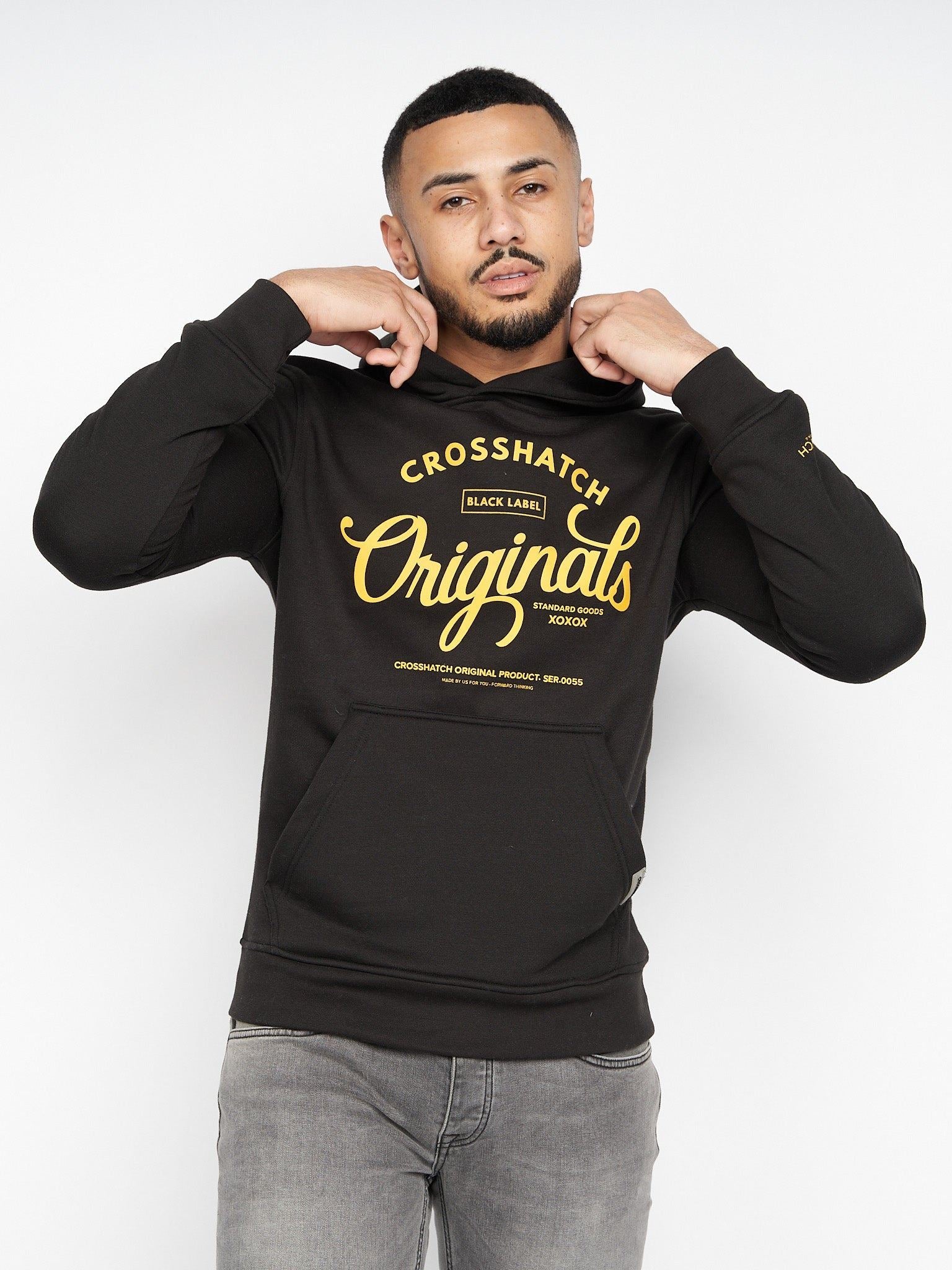 Mens Bartamax Hoodie Black