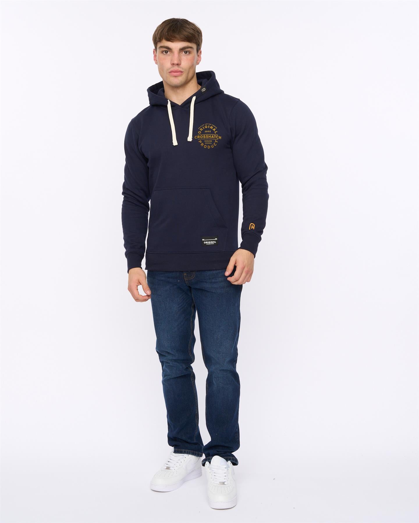 Mens Cresswell Hoodie Navy