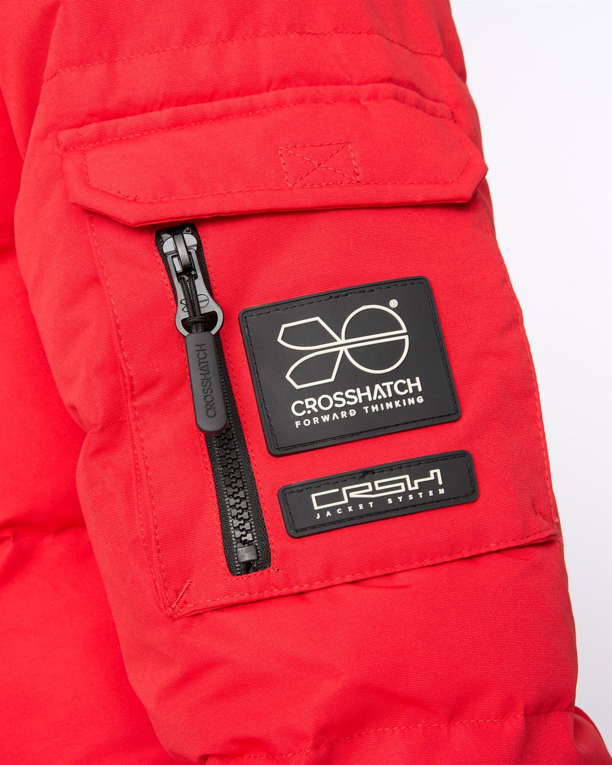 Mens Milwaka Long Jacket Red