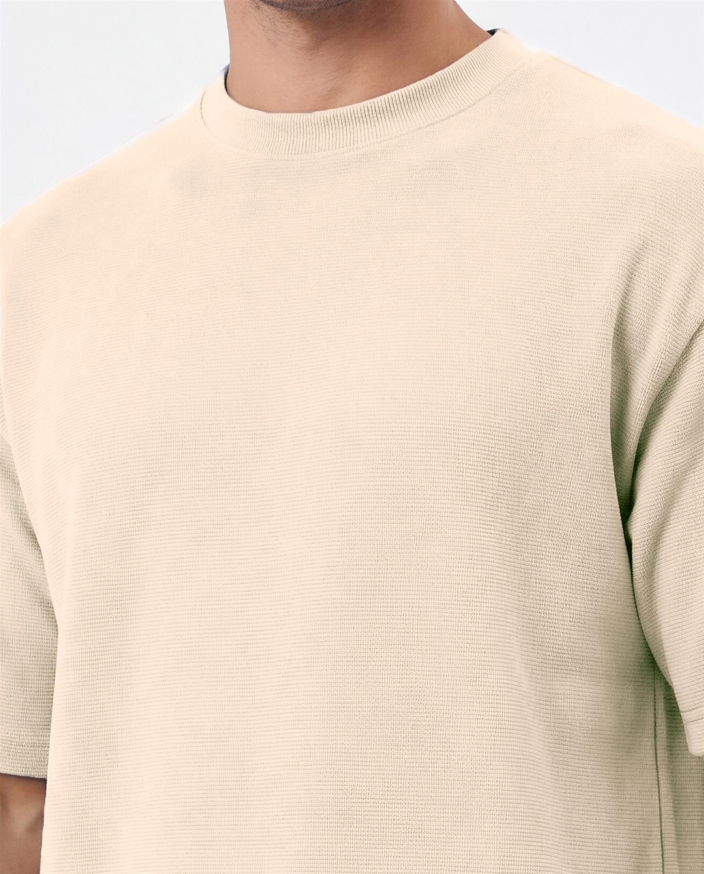 Mens Hartlay T-Shirt & Shorts Set Neutral