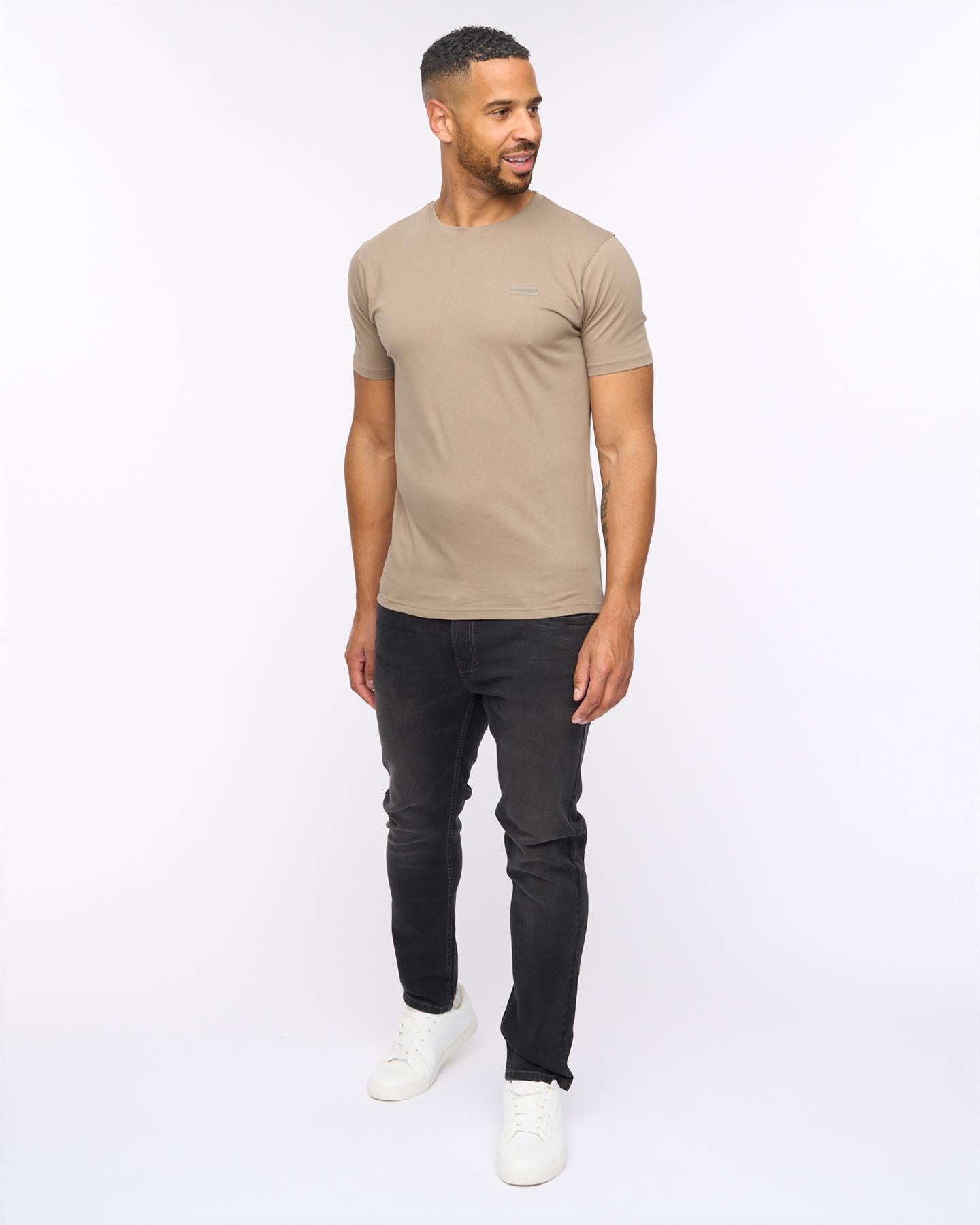 Mens Amonite T-Shirt Taupe