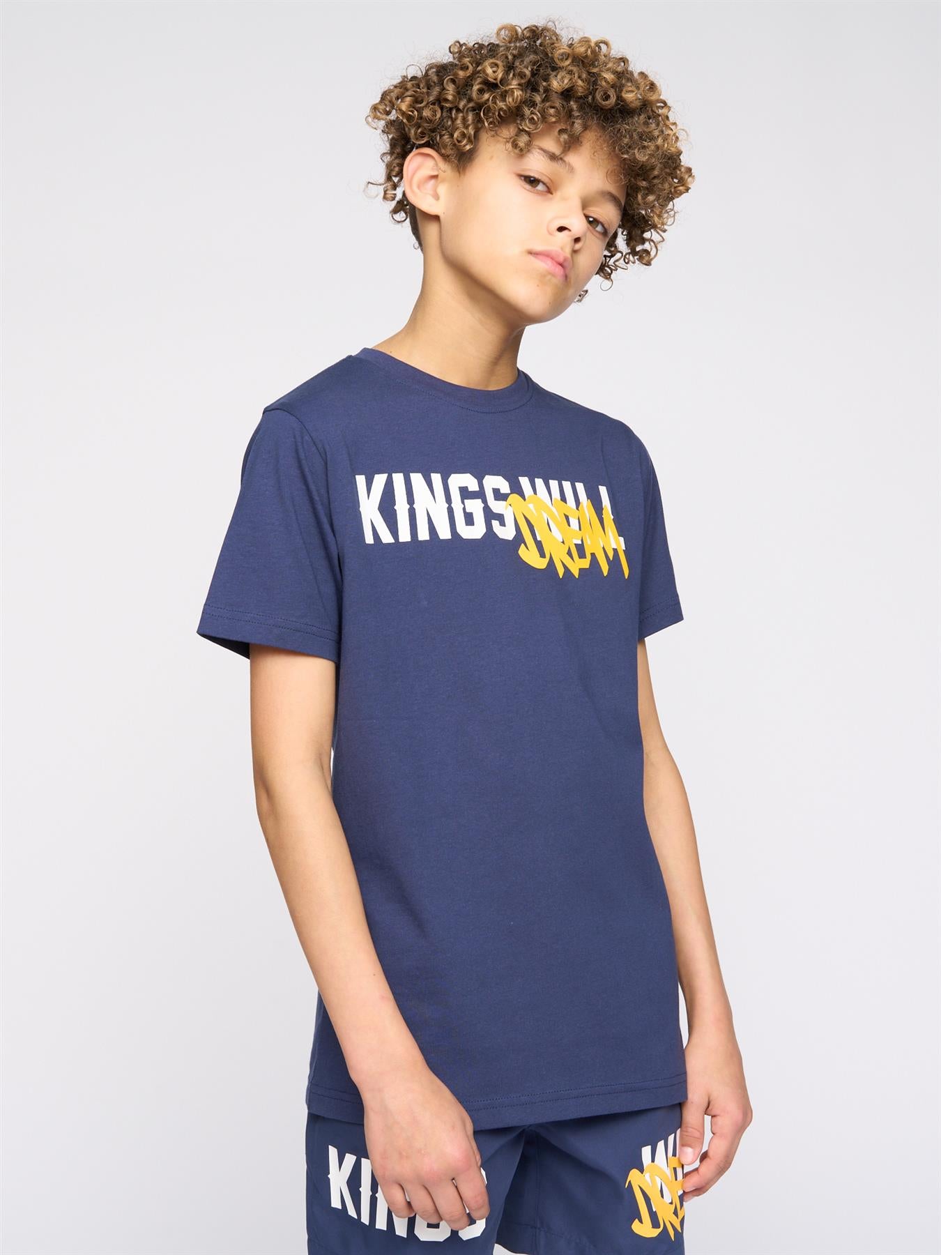 Kids Boys Tagged T-Shirt Navy